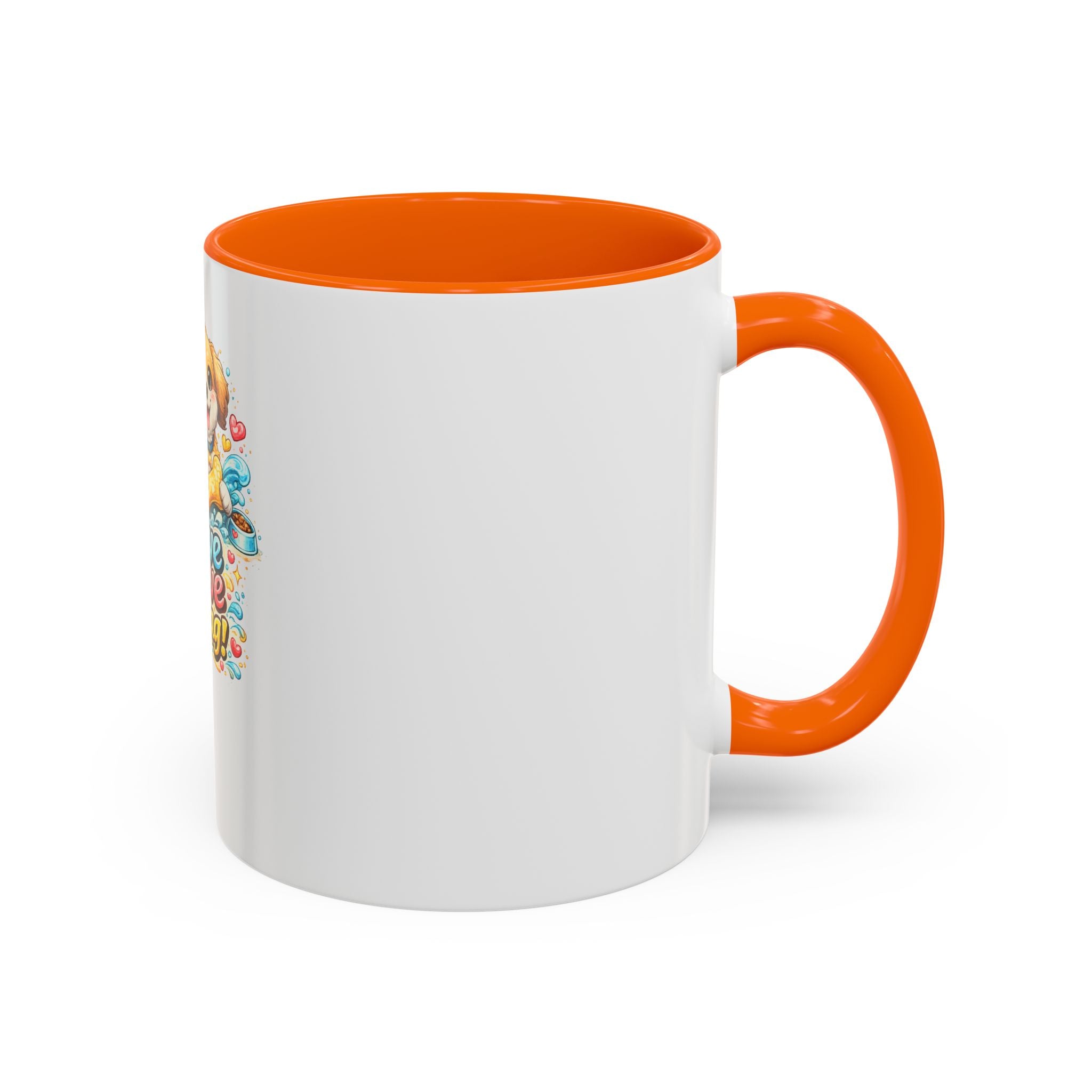 Live Love Wag! Dog Lover Accent Coffee Mug
