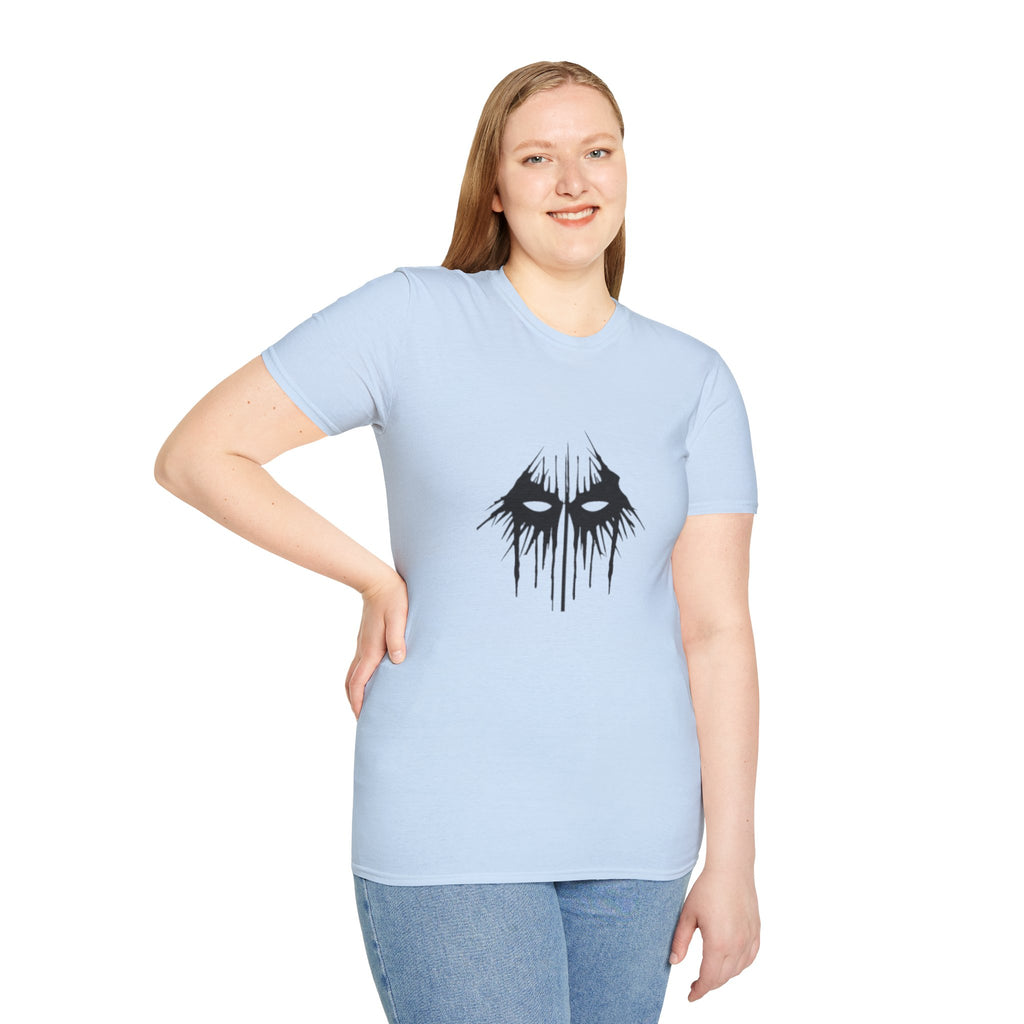 Horror Mask T-Shirt — Dripping Eyes Graphic Tee