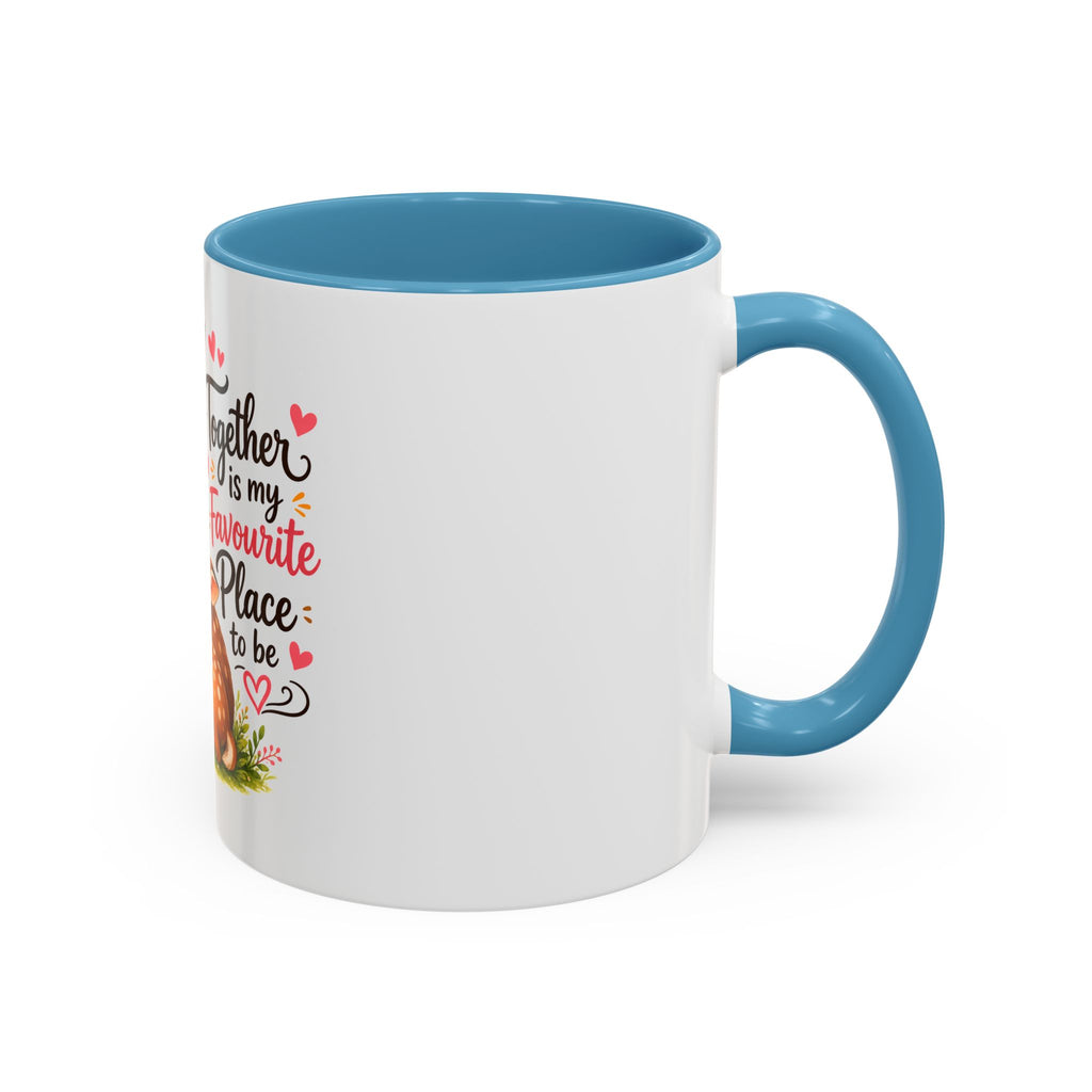 Mother and Baby Deer Accent Coffee Mug — "Together is my Favourite Place to be"