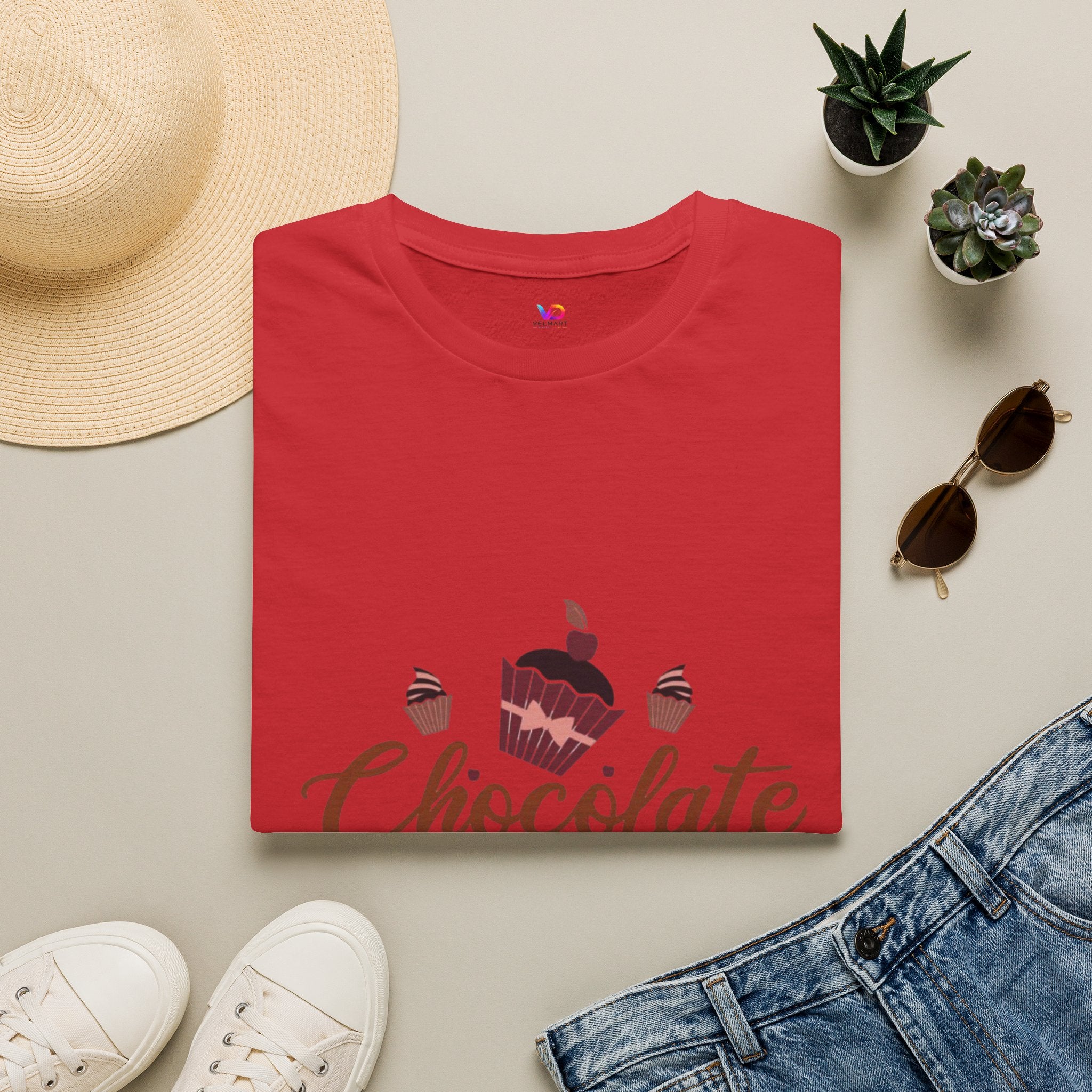 Chocolate Day T‑Shirt — Cupcake & Candy Dessert Lovers Tee