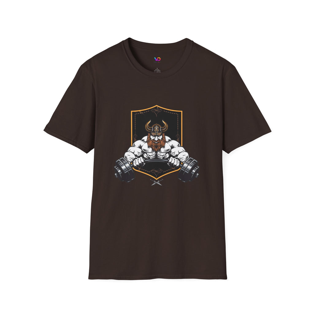 Viking Barbell T-Shirt — Norse Strength Gym Tee