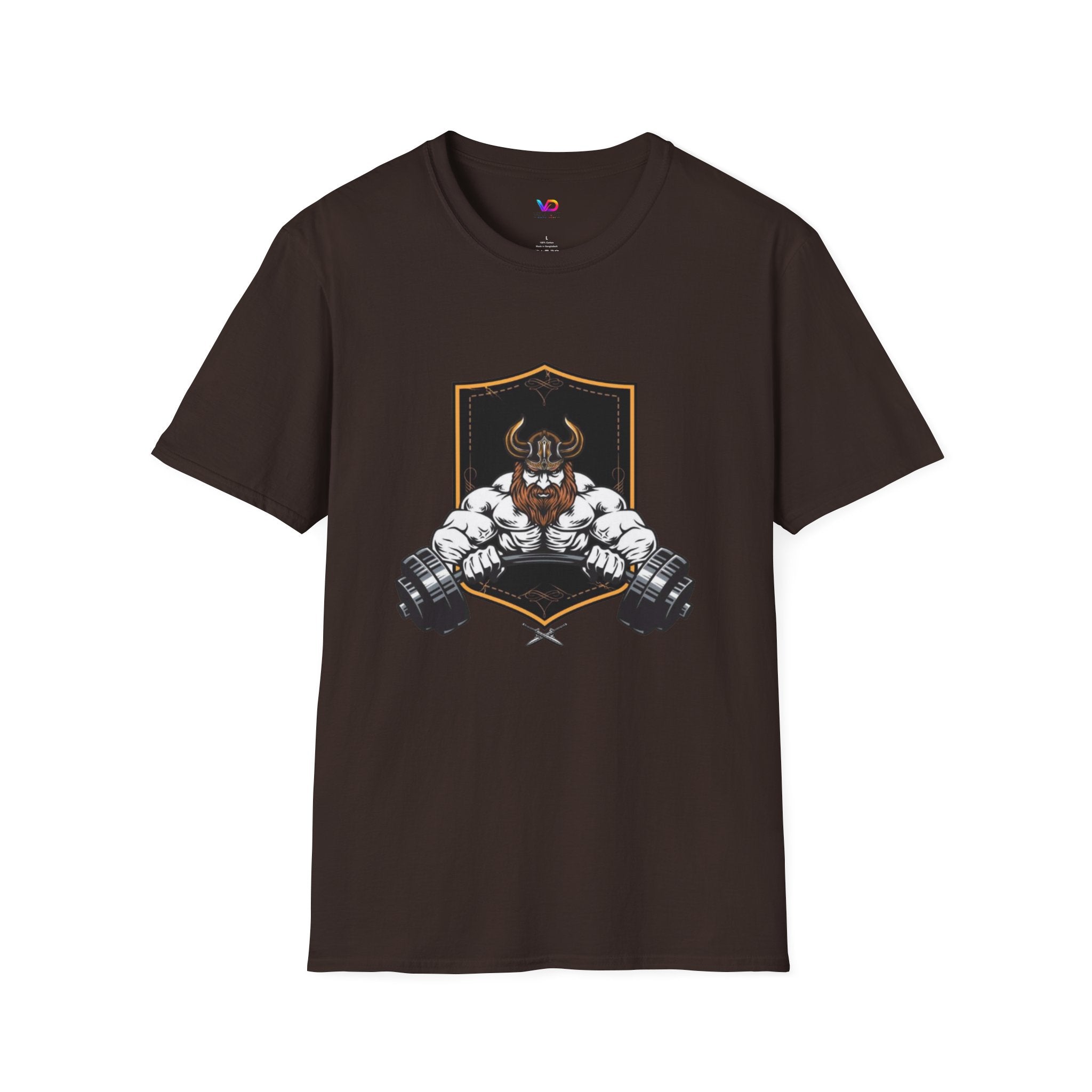 Viking Barbell T-Shirt — Norse Strength Gym Tee