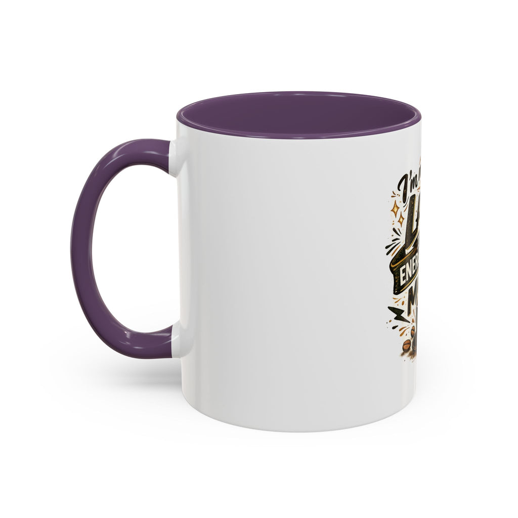 Energy-Saving Mode Coffee Mug — "I'm Not Lazy" Sloth Coffee Cup (11/15oz)