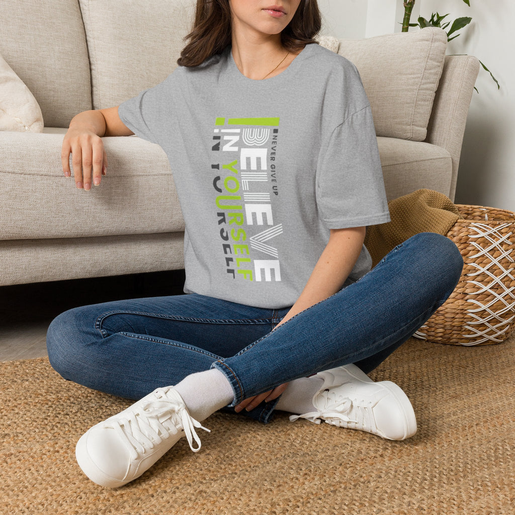 T-Shirt — "Be Yourself" Vertical Motivational Graphic Tee