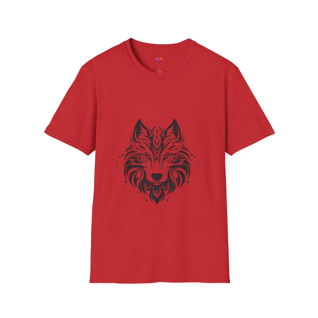 Wolf Mandala T-Shirt — Tribal Geometric Wolf Art Tee