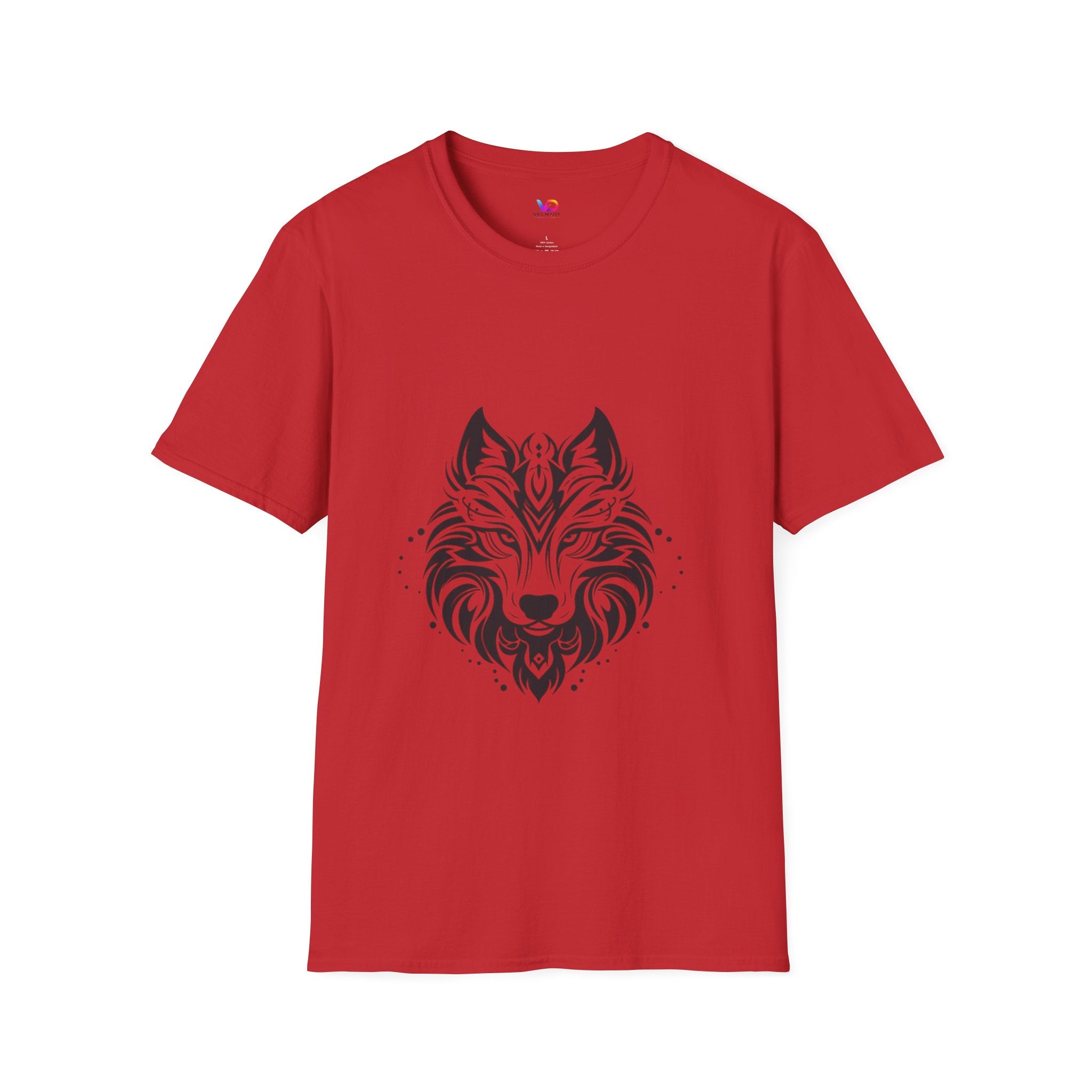 Wolf Mandala T-Shirt — Tribal Geometric Wolf Art Tee