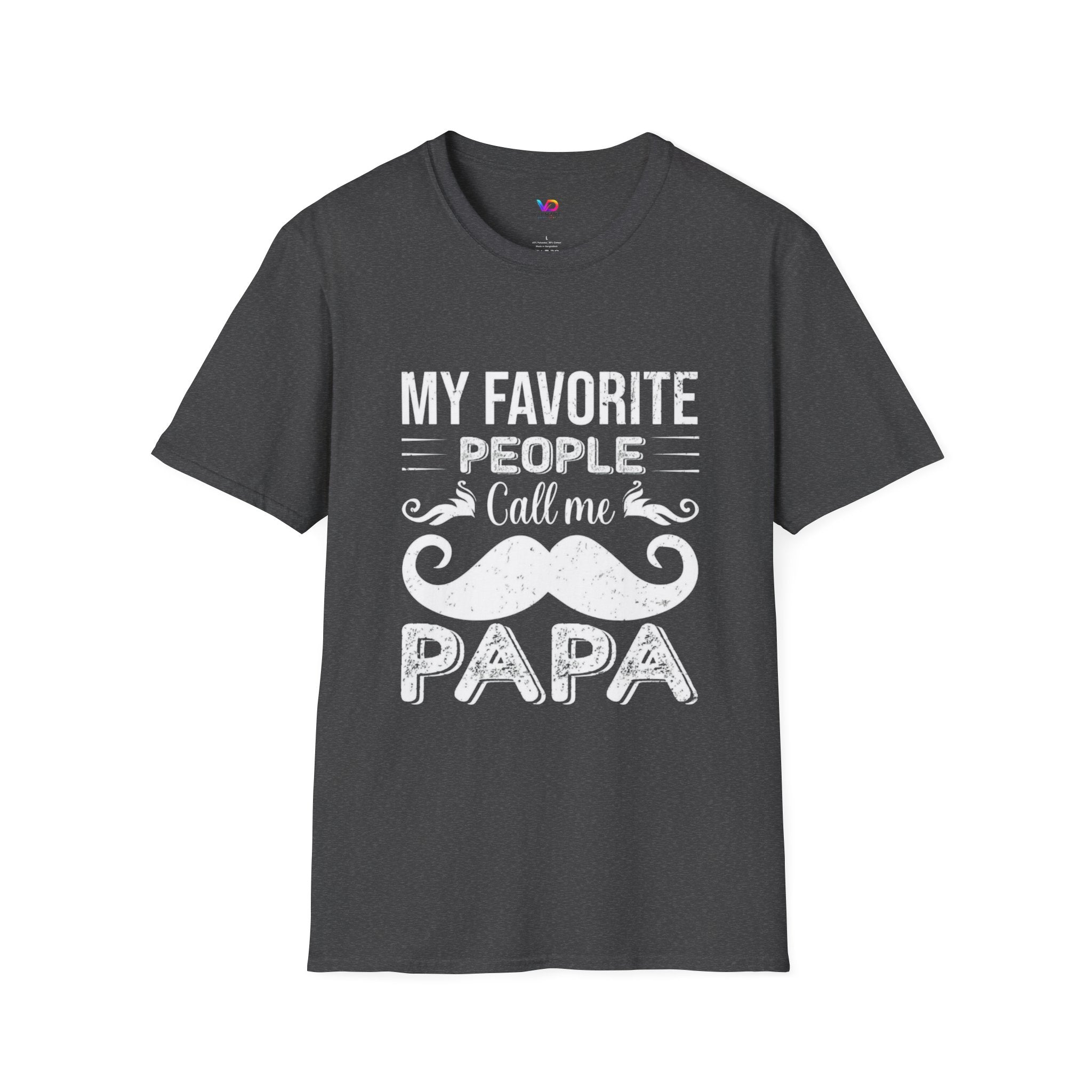 Papa T-Shirt — “My Favorite People Call Me Papa” Vintage Family Gift