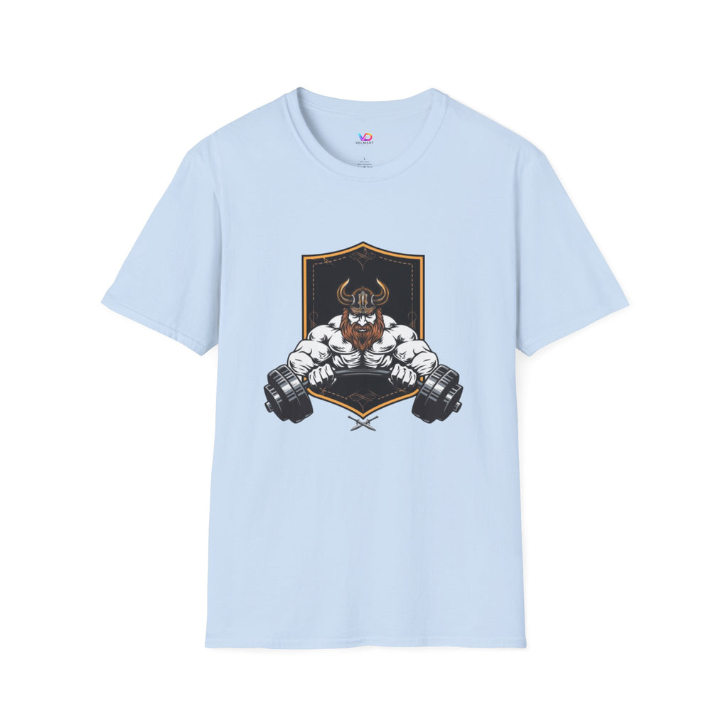 Viking Barbell T-Shirt — Norse Strength Gym Tee