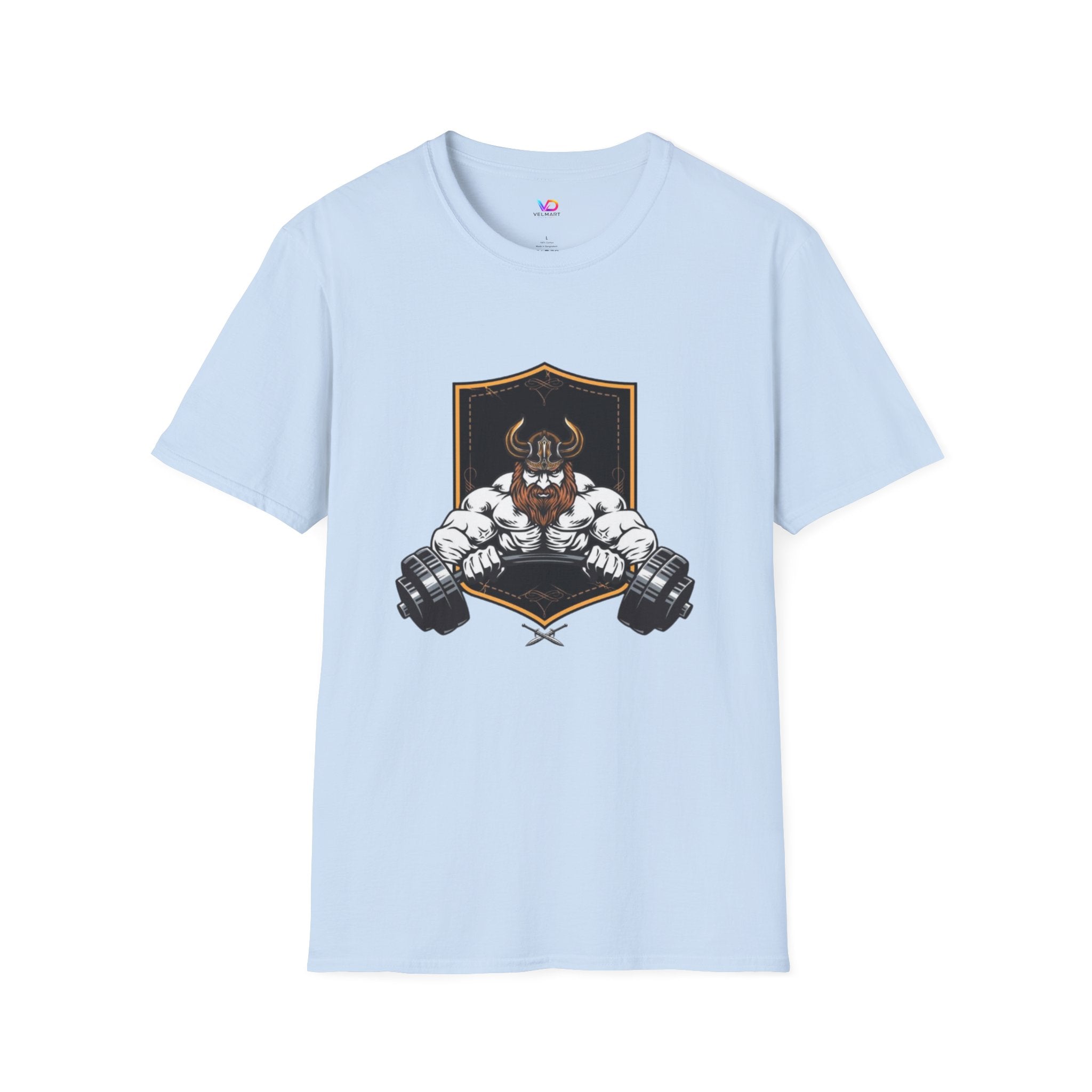 Viking Barbell T-Shirt — Norse Strength Gym Tee