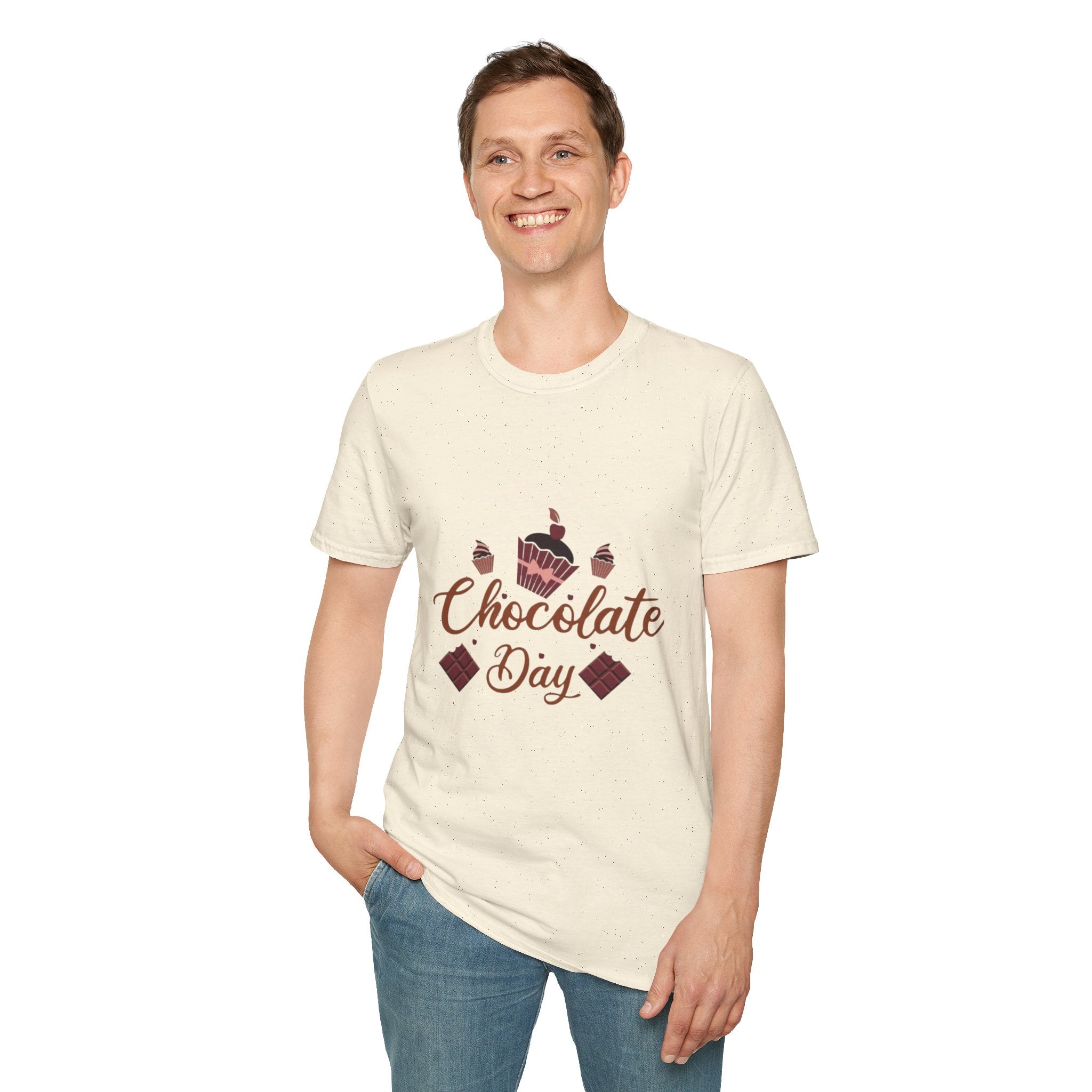 Chocolate Day T‑Shirt — Cupcake & Candy Dessert Lovers Tee