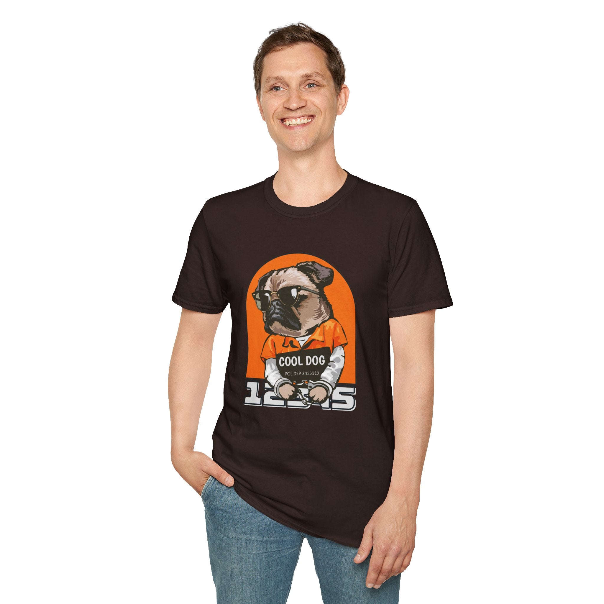 Cool Dog Tee — Retro Pug Graphic T‑Shirt