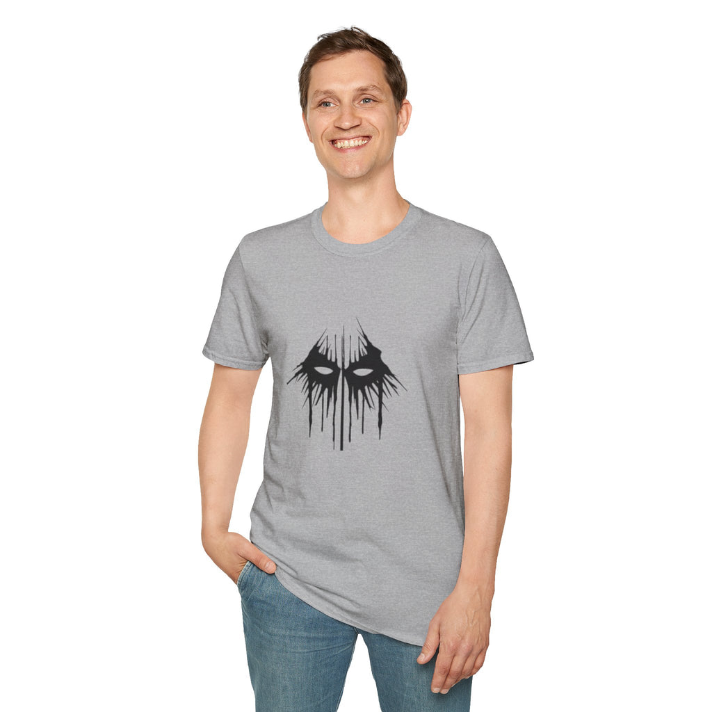 Horror Mask T-Shirt — Dripping Eyes Graphic Tee