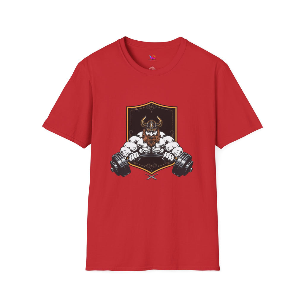 Viking Barbell T-Shirt — Norse Strength Gym Tee