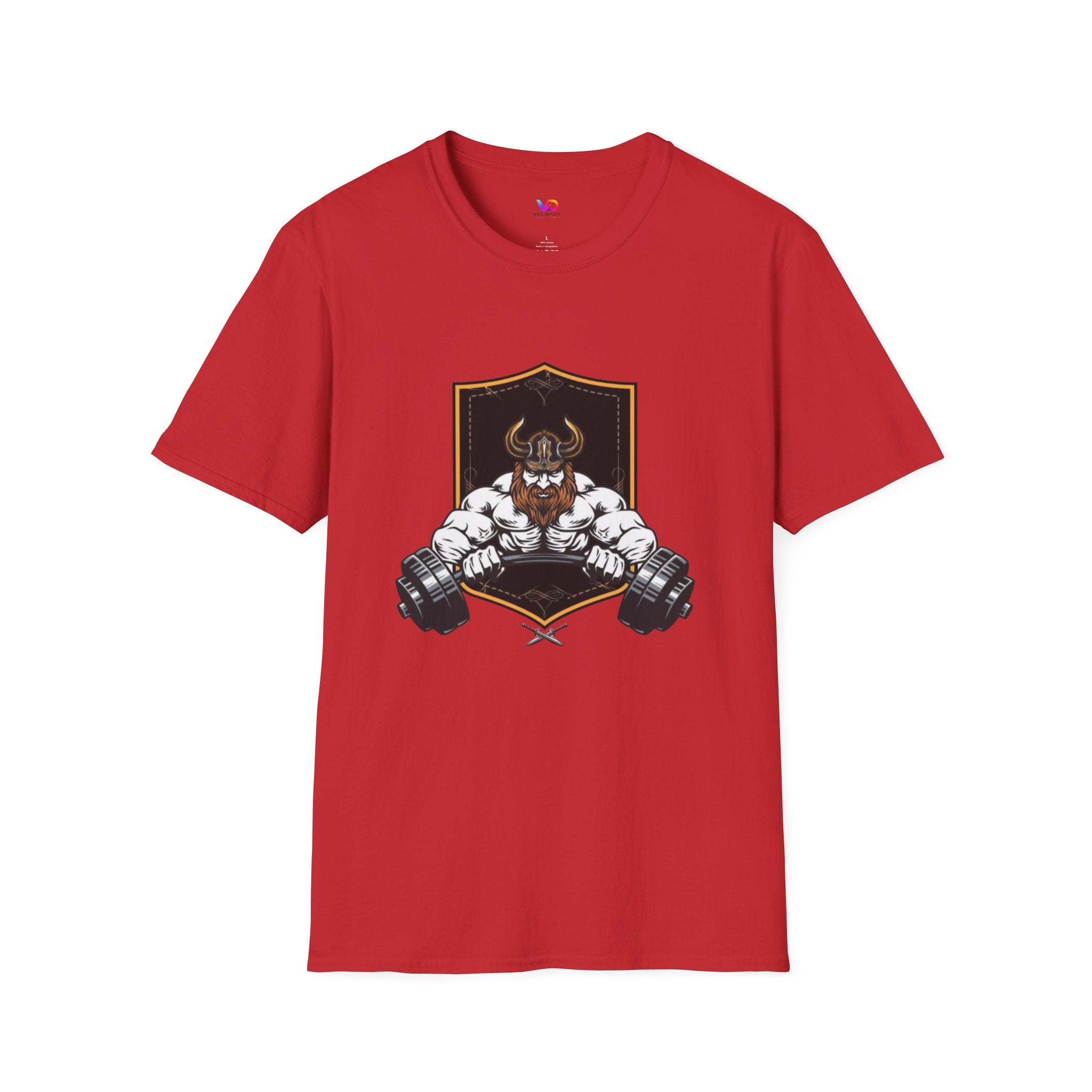 Viking Barbell T-Shirt — Norse Strength Gym Tee