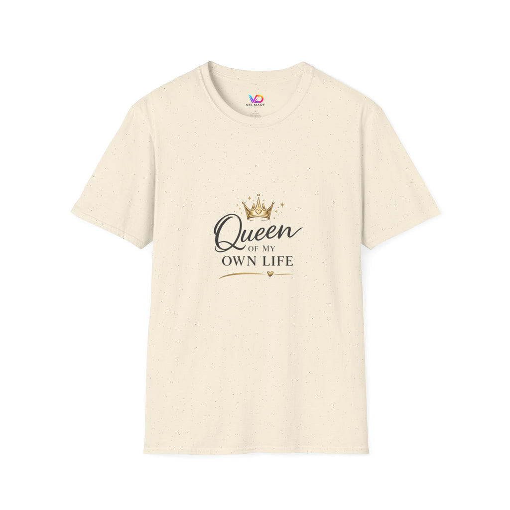 Queen of My Own Life T-Shirt — Empowerment Crown Graphic Tee