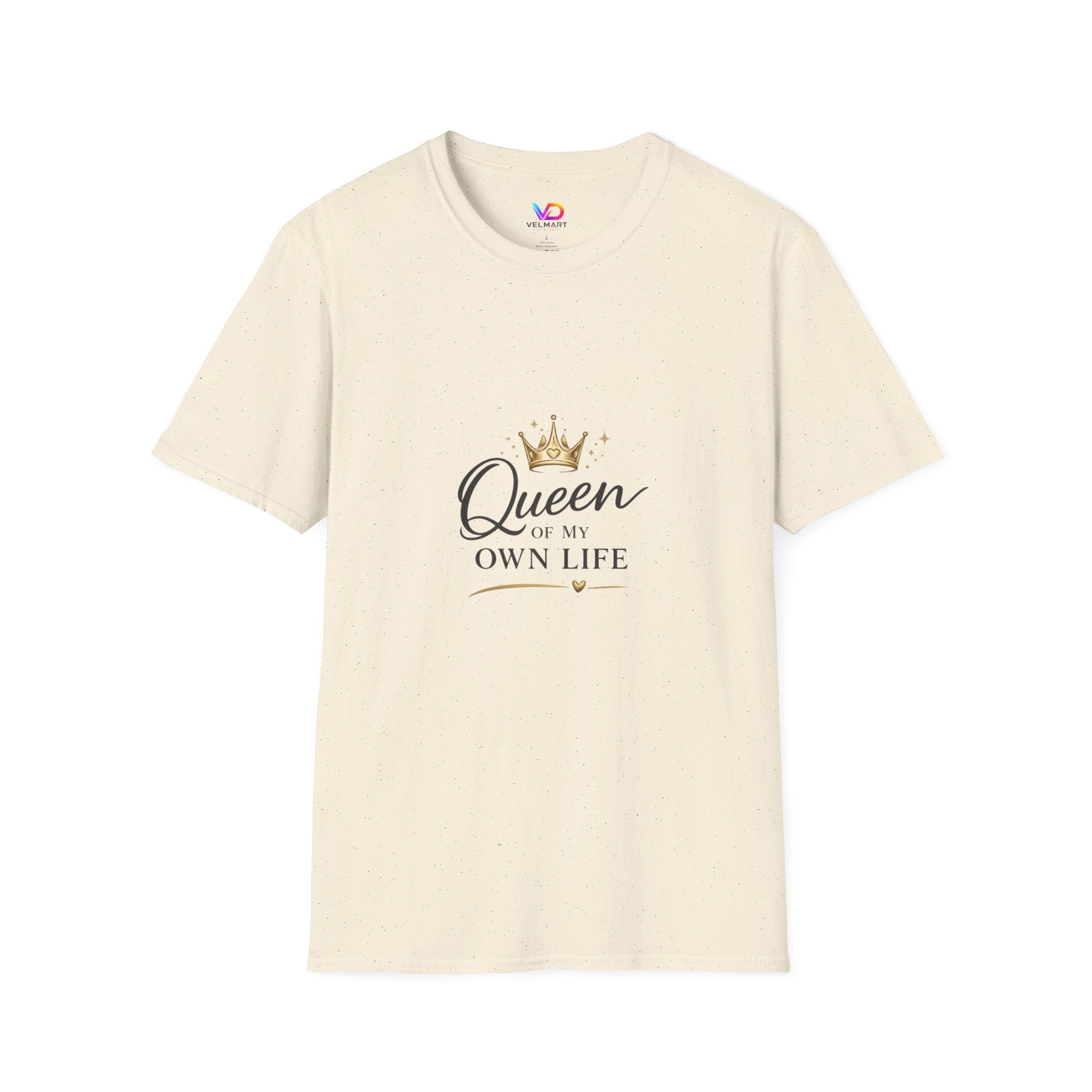 Queen of My Own Life T-Shirt — Empowerment Crown Graphic Tee