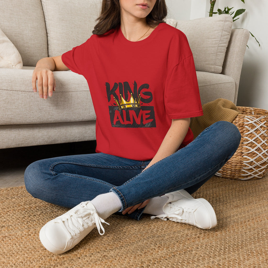 King Alive T-Shirt — Bold Crown Streetwear Tee