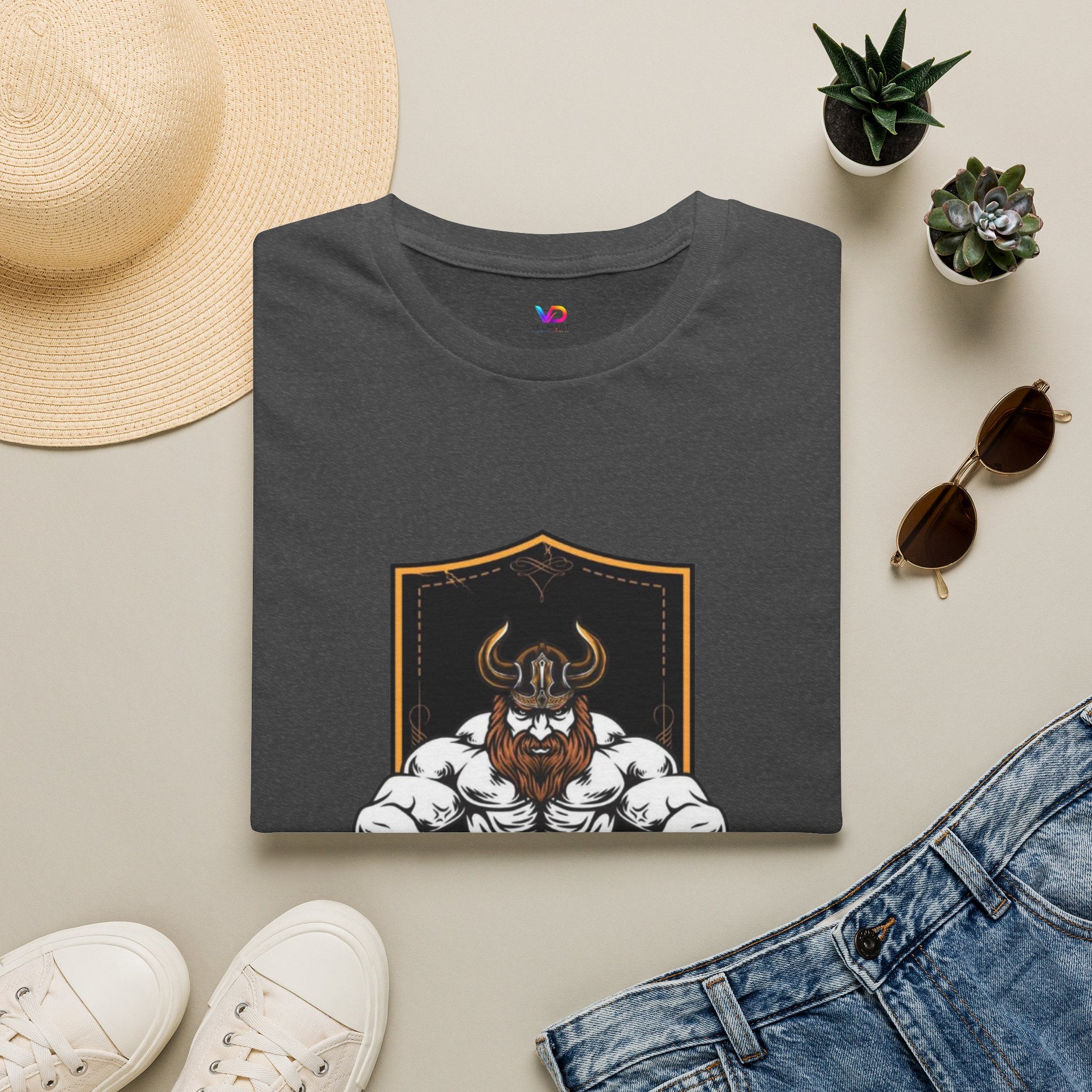 Viking Barbell T-Shirt — Norse Strength Gym Tee