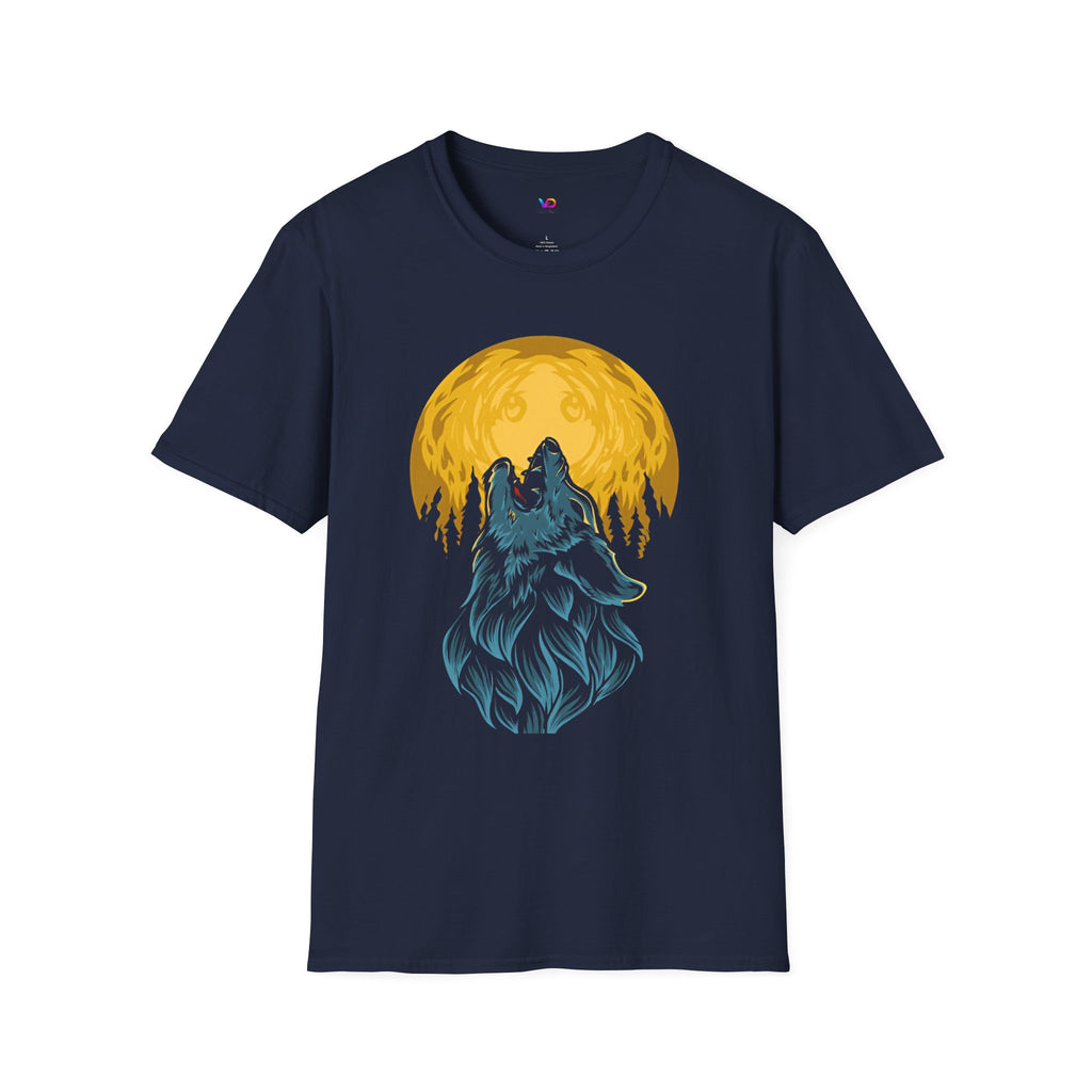 Wolf Howl T-Shirt — Moonlit Forest Graphic Tee