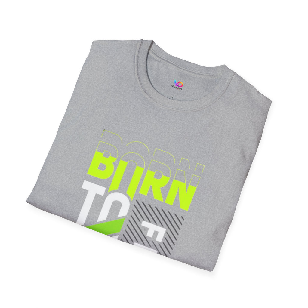 T-Shirt — Born To Be Free Neon Graphic Tee