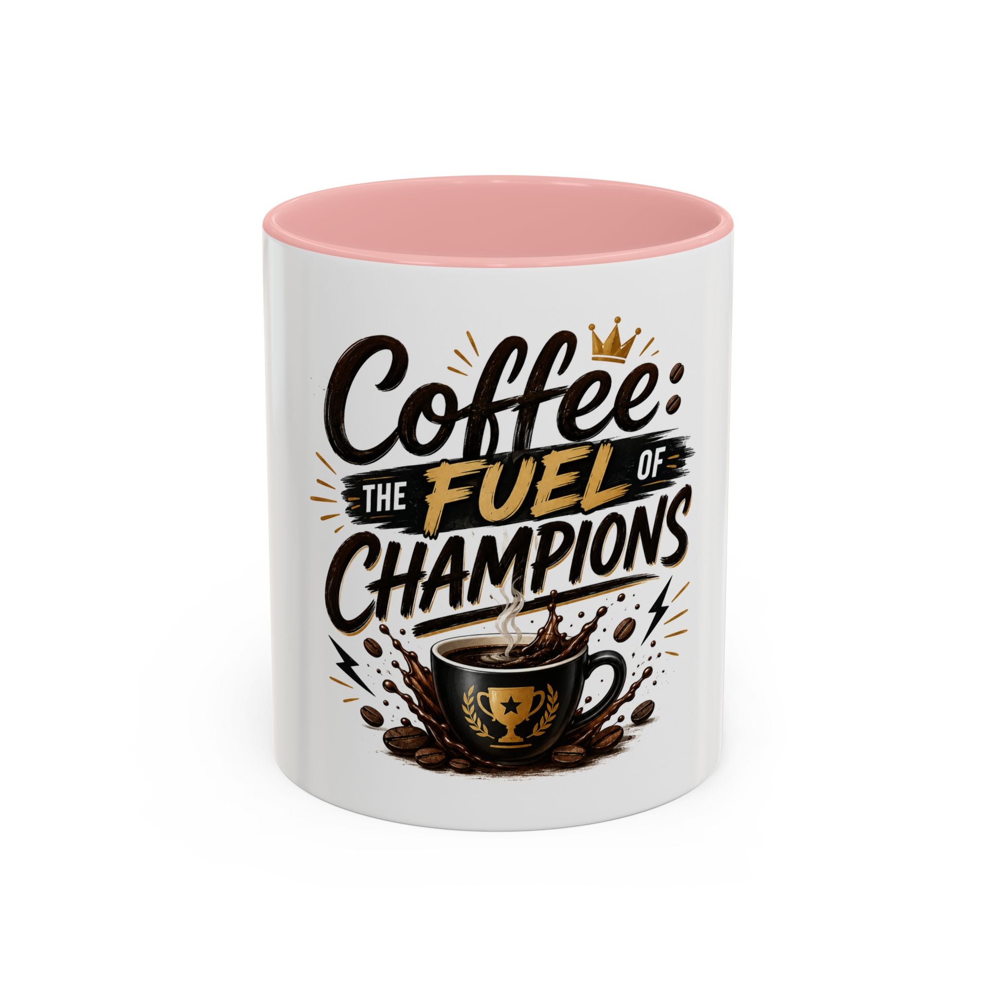 Coffee Mug — “Coffee: The Fuel of Champions” Motivational Ceramic Mug (11/15oz)