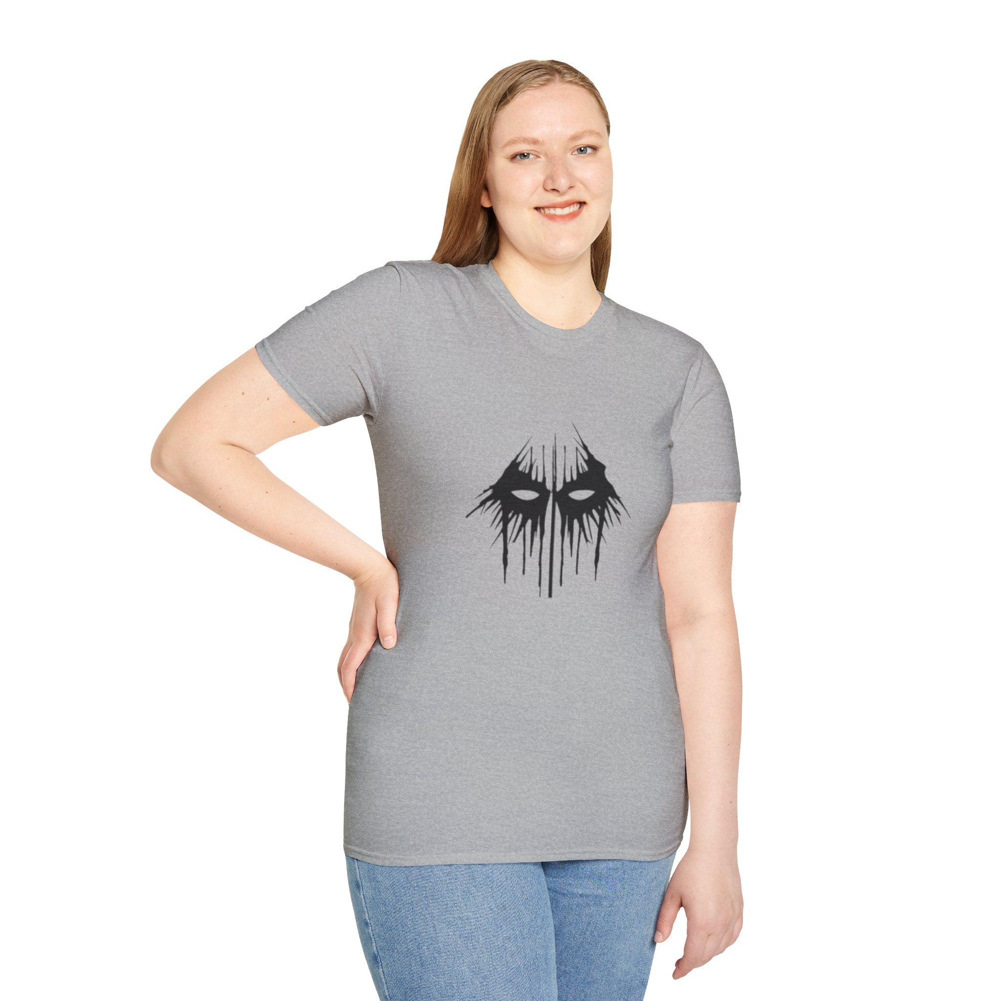 Horror Mask T-Shirt — Dripping Eyes Graphic Tee