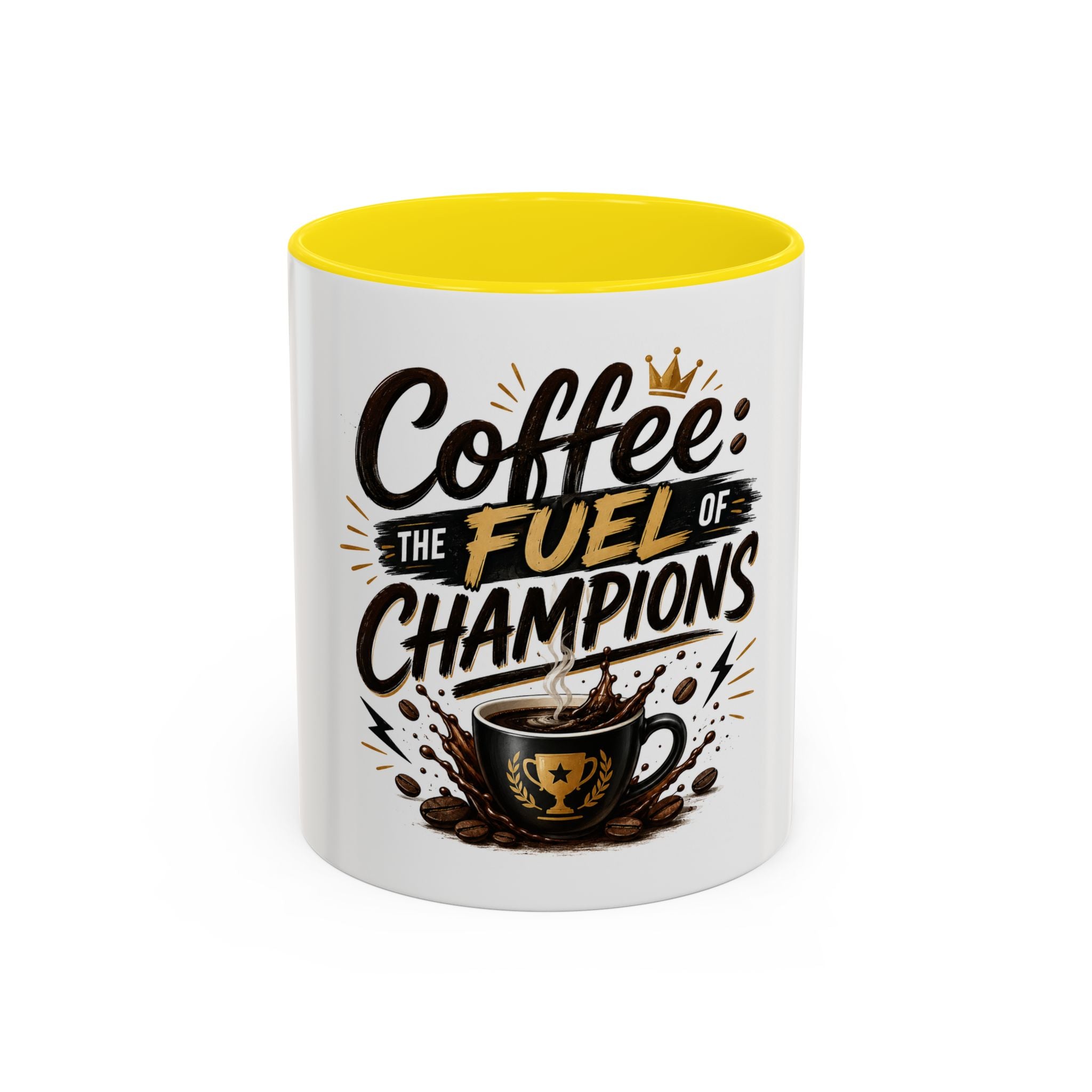 Coffee Mug — “Coffee: The Fuel of Champions” Motivational Ceramic Mug (11/15oz)