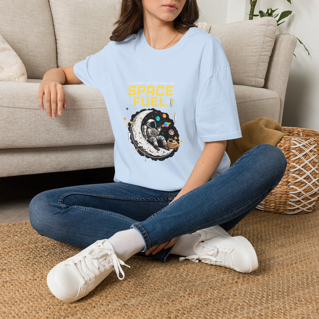 Space Fuel T-Shirt — Retro Planet Donut Graphic Tee