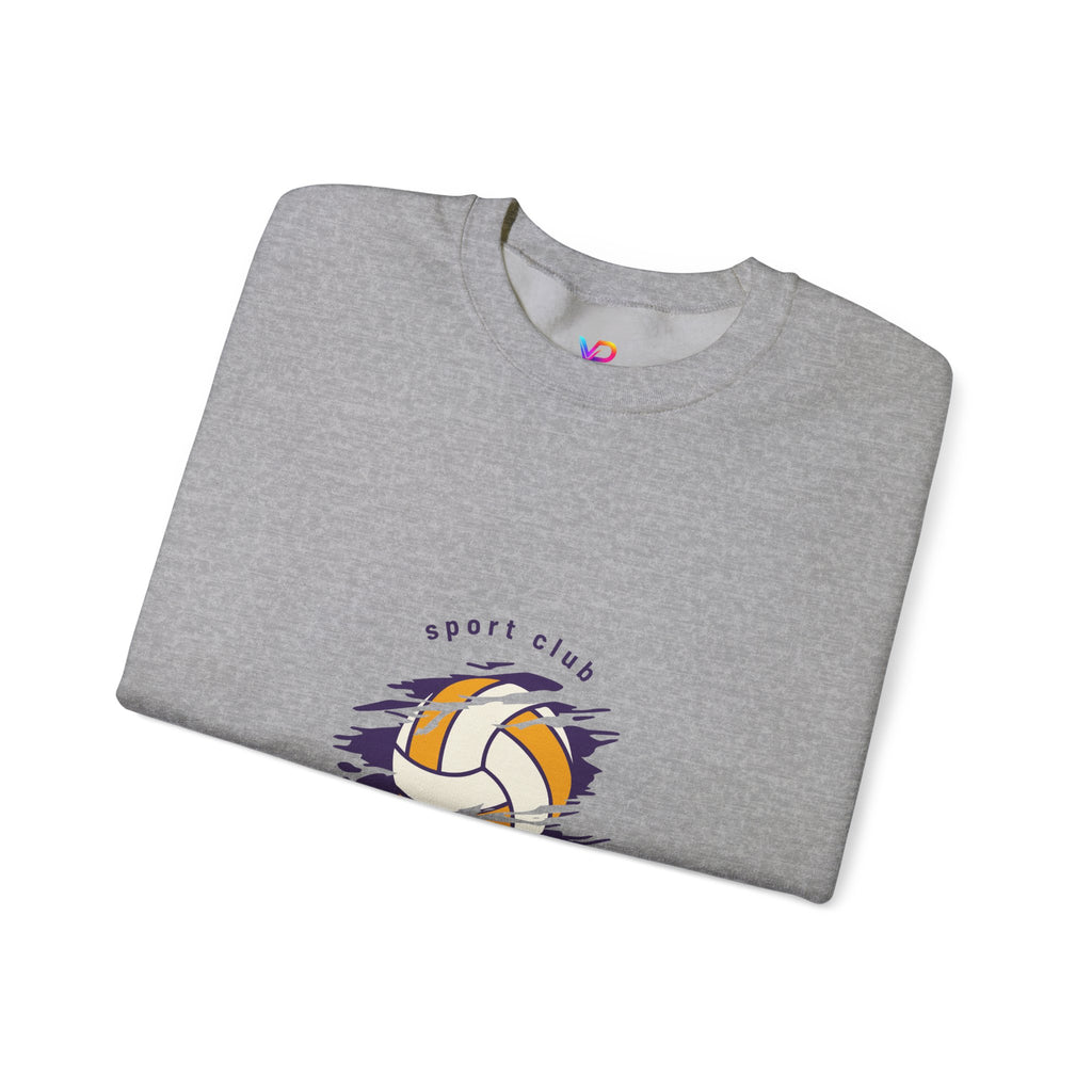 Volleyball Time Crewneck Sweatshirt — Sport Club Graphic Pullover
