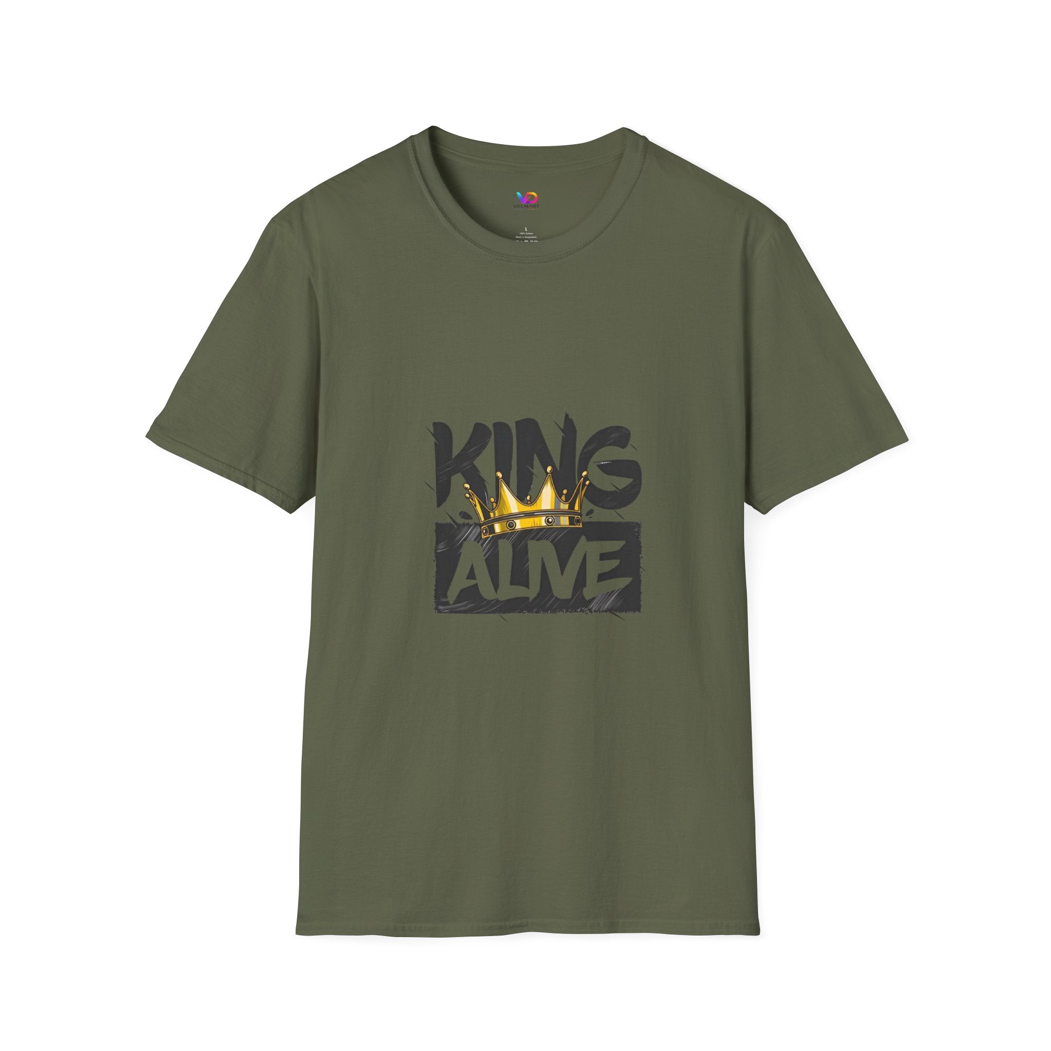 King Alive T-Shirt — Bold Crown Streetwear Tee