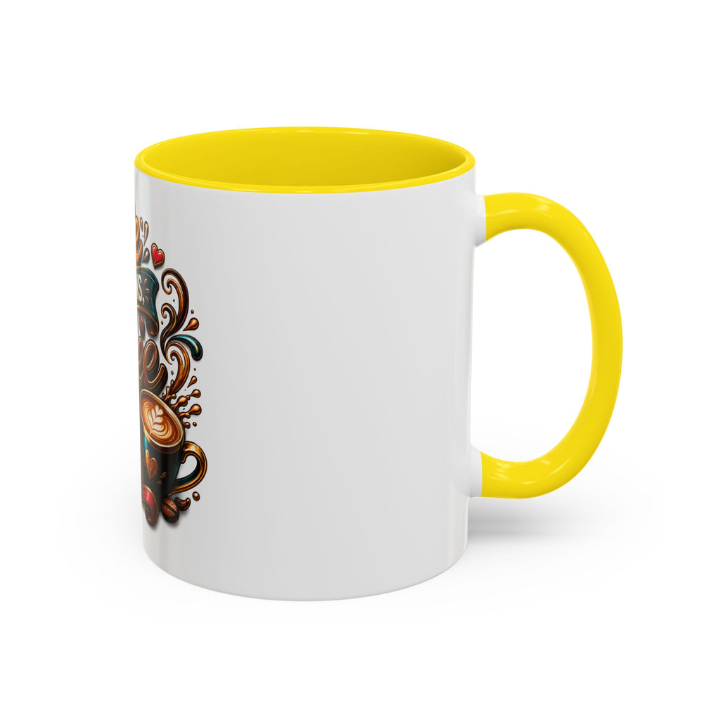 Life Happens Coffee Helps Accent Mug — 11/15oz Ceramic Coffee Cup