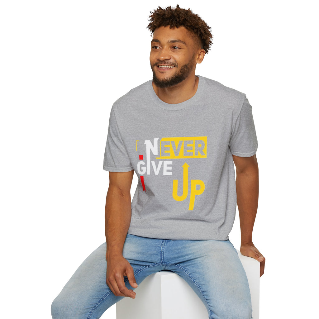 Never Give Up T-Shirt — Motivational Graphic Tee