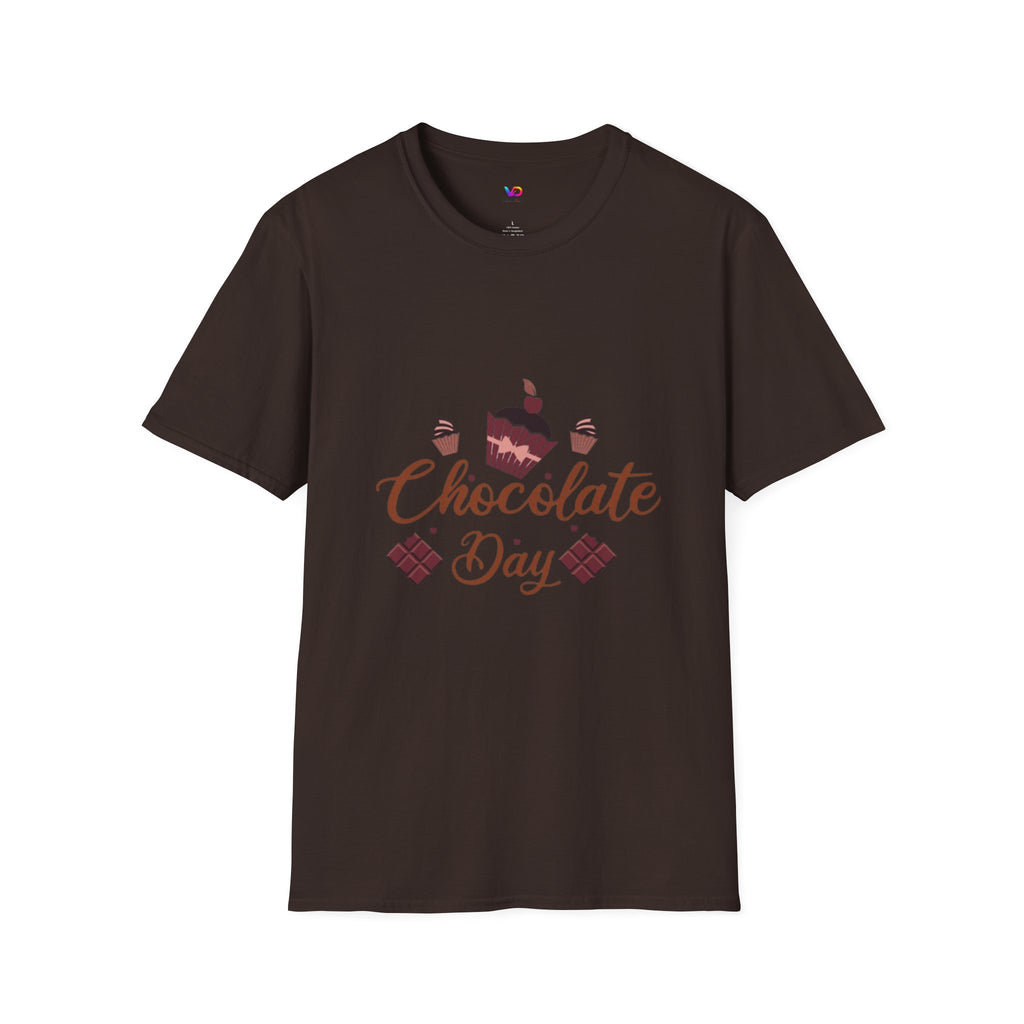 Chocolate Day T‑Shirt — Cupcake & Candy Dessert Lovers Tee