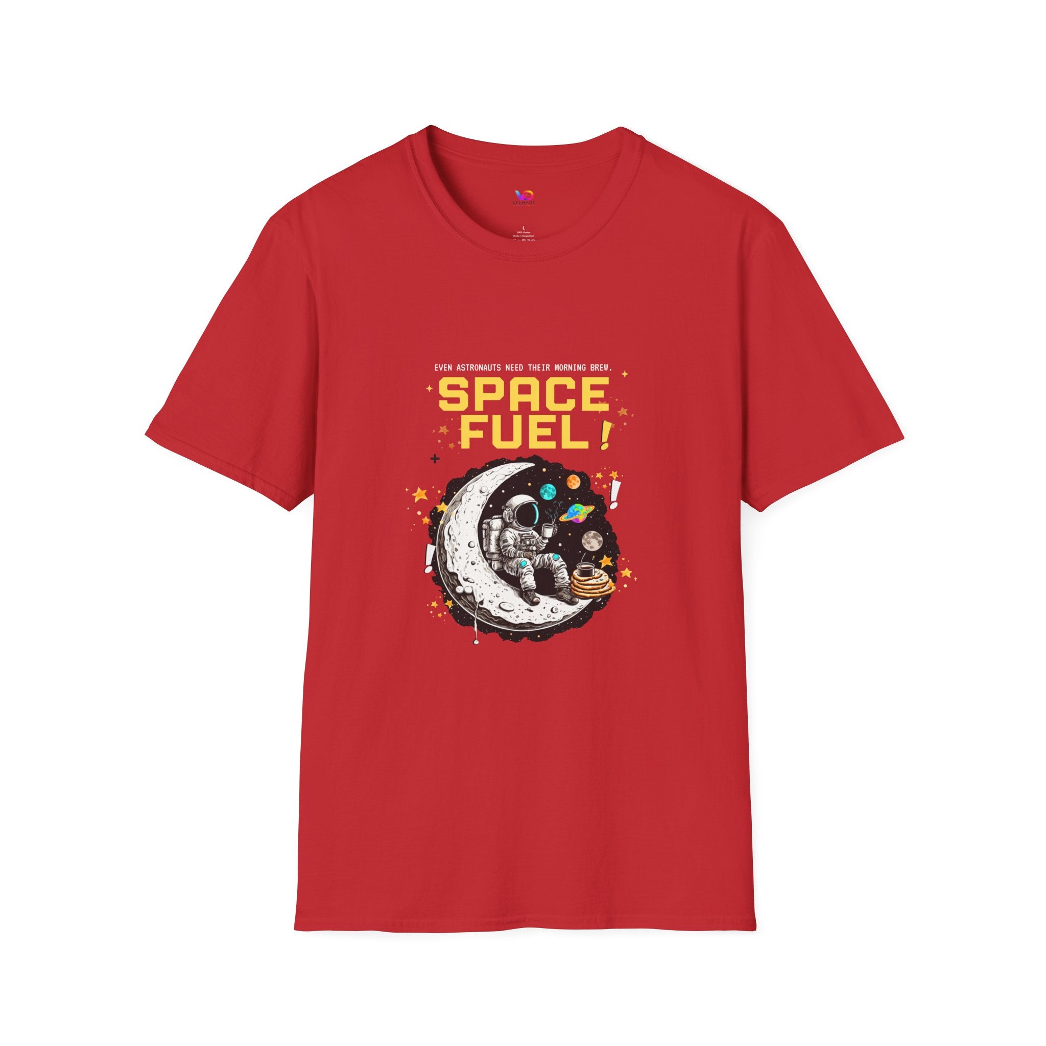 Space Fuel T-Shirt — Retro Planet Donut Graphic Tee