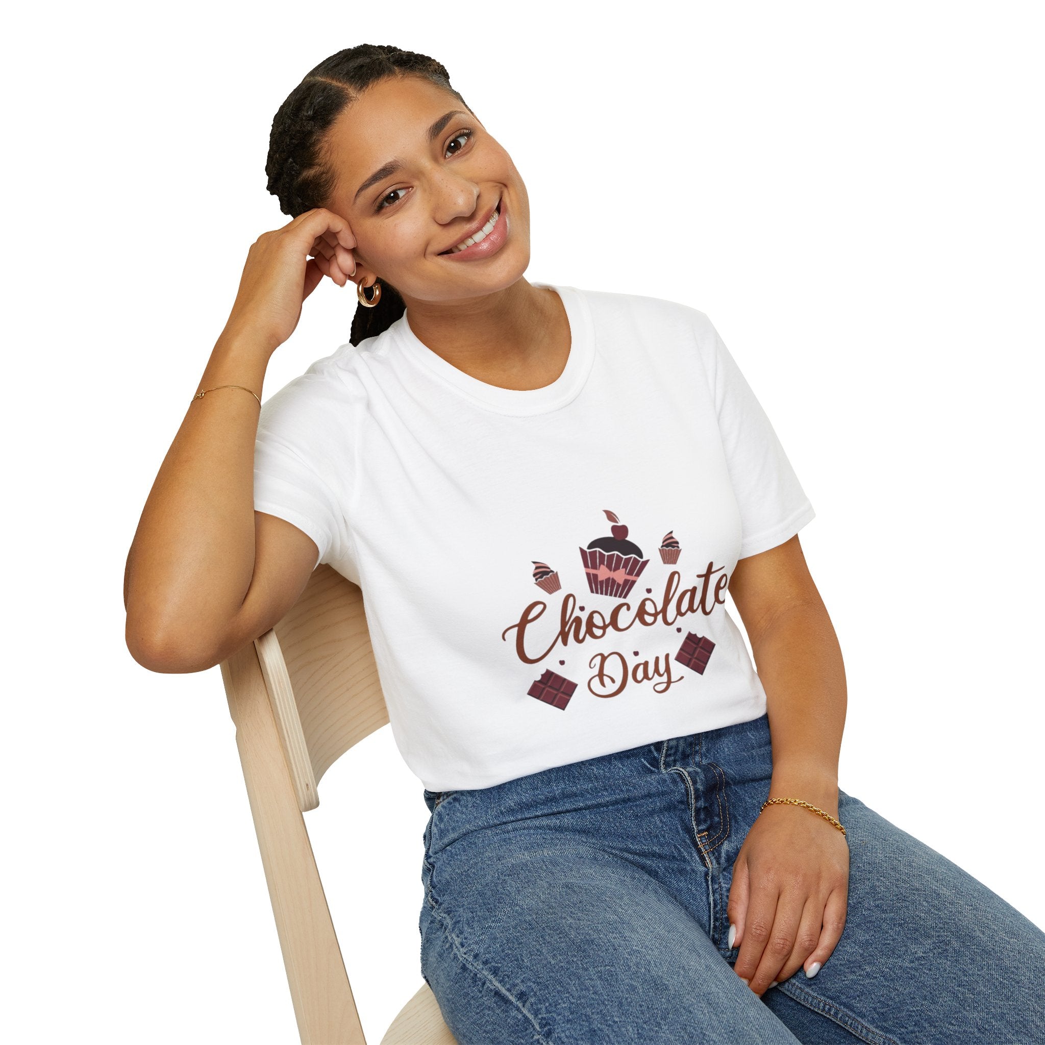 Chocolate Day T‑Shirt — Cupcake & Candy Dessert Lovers Tee