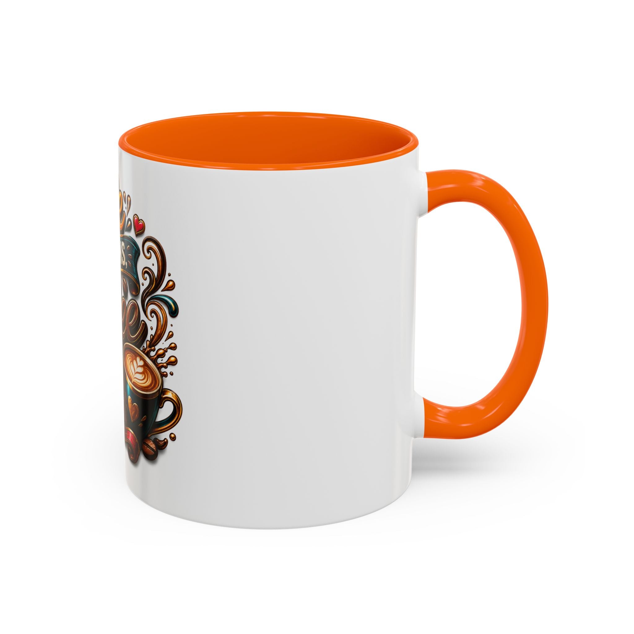 Life Happens Coffee Helps Accent Mug — 11/15oz Ceramic Coffee Cup