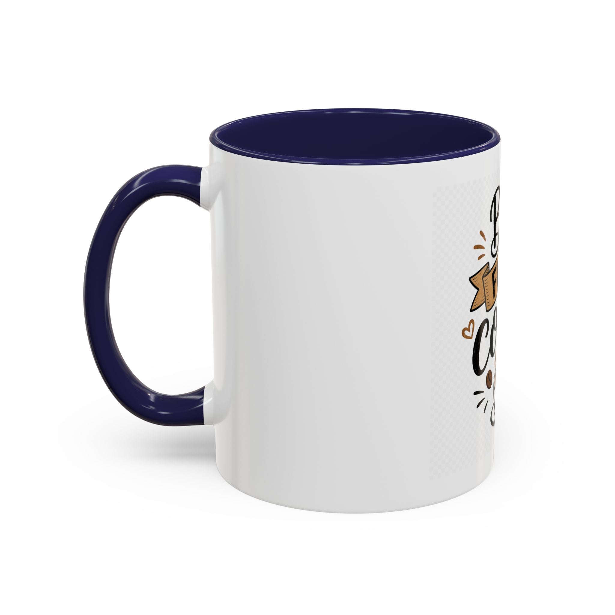 But First Coffee Accent Mug — 11/15oz Ceramic Coffee Cup