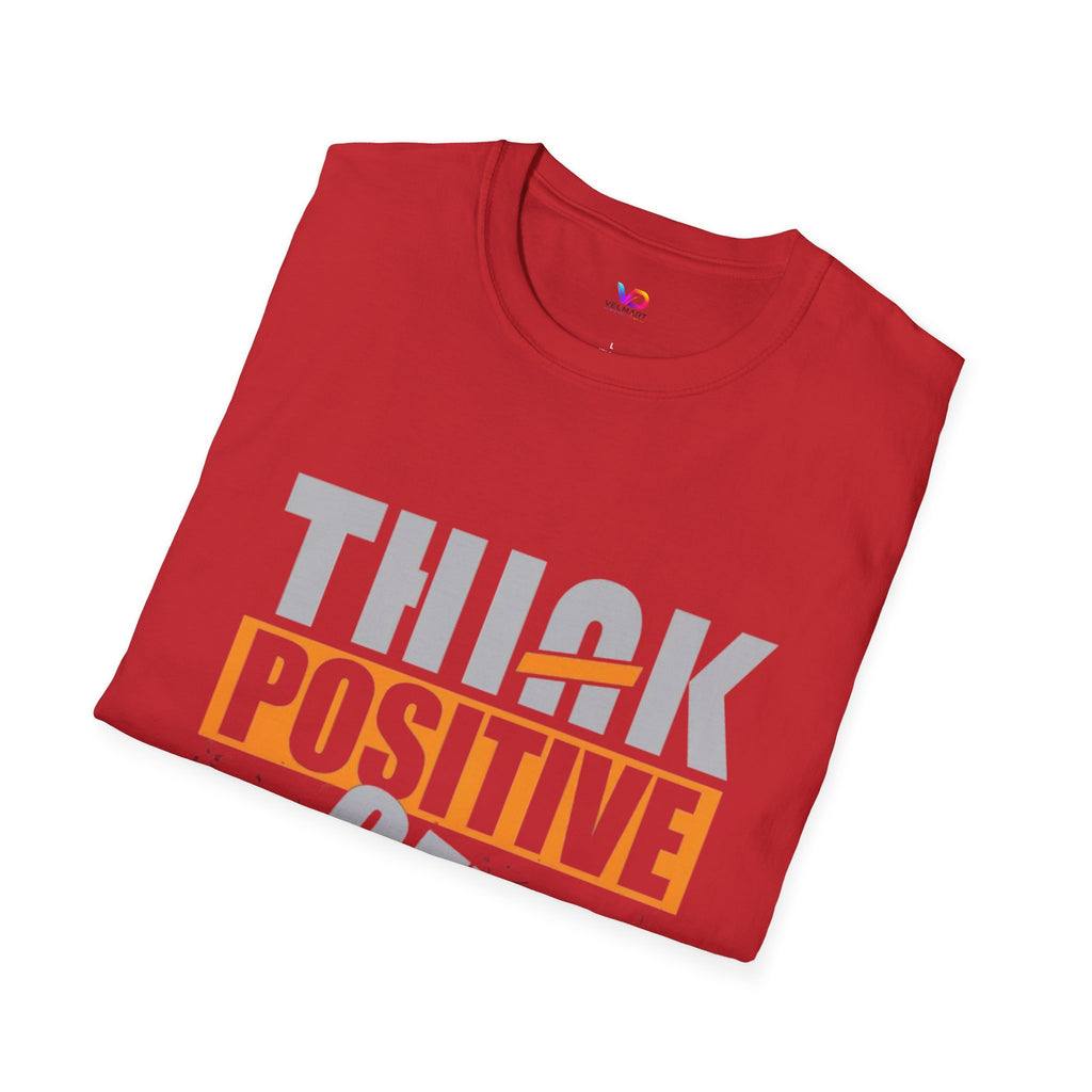 Think Positive T-Shirt — Motivational Graphic Tee