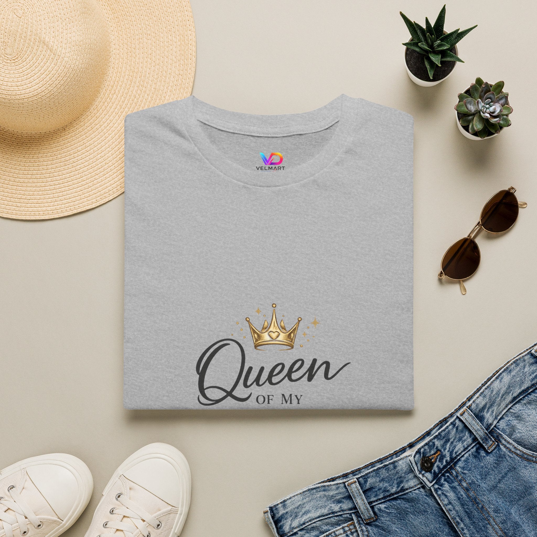 Queen of My Own Life T-Shirt — Empowerment Crown Graphic Tee
