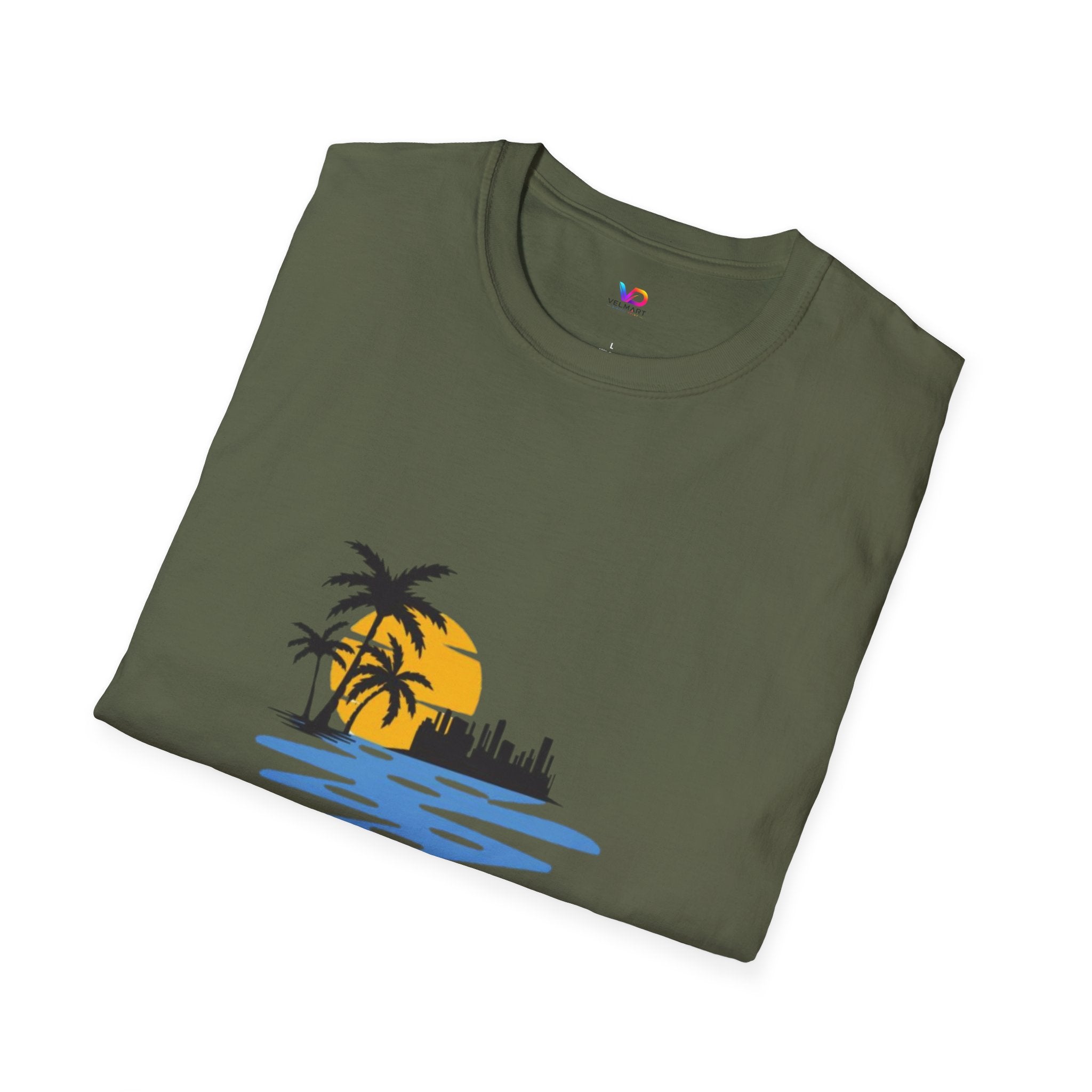 Sunset Beach T-Shirt — "Life Is Better" Palm Tree Graphic