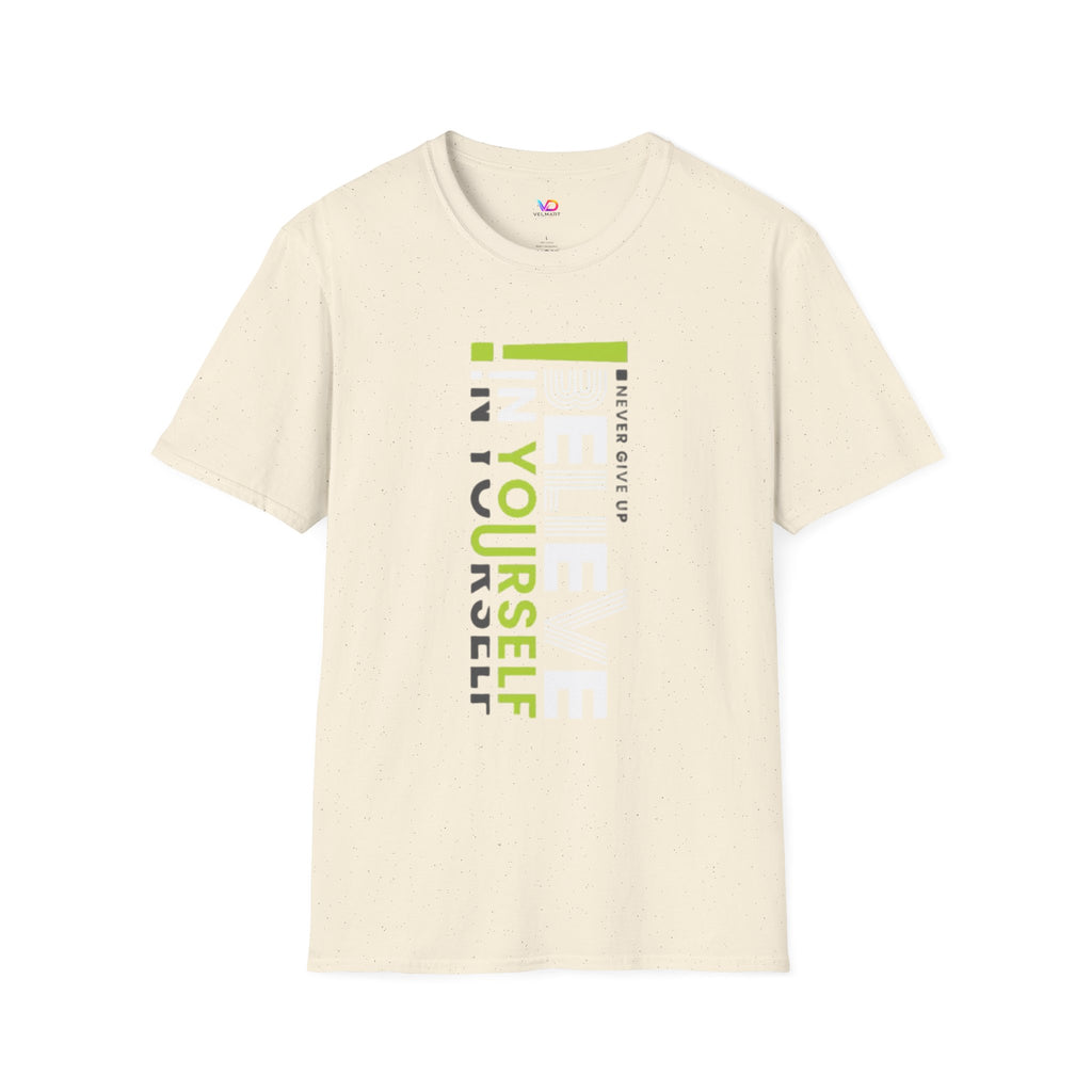 T-Shirt — "Be Yourself" Vertical Motivational Graphic Tee