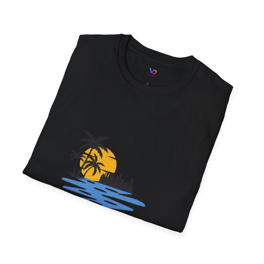 Sunset Beach T-Shirt — "Life Is Better" Palm Tree Graphic