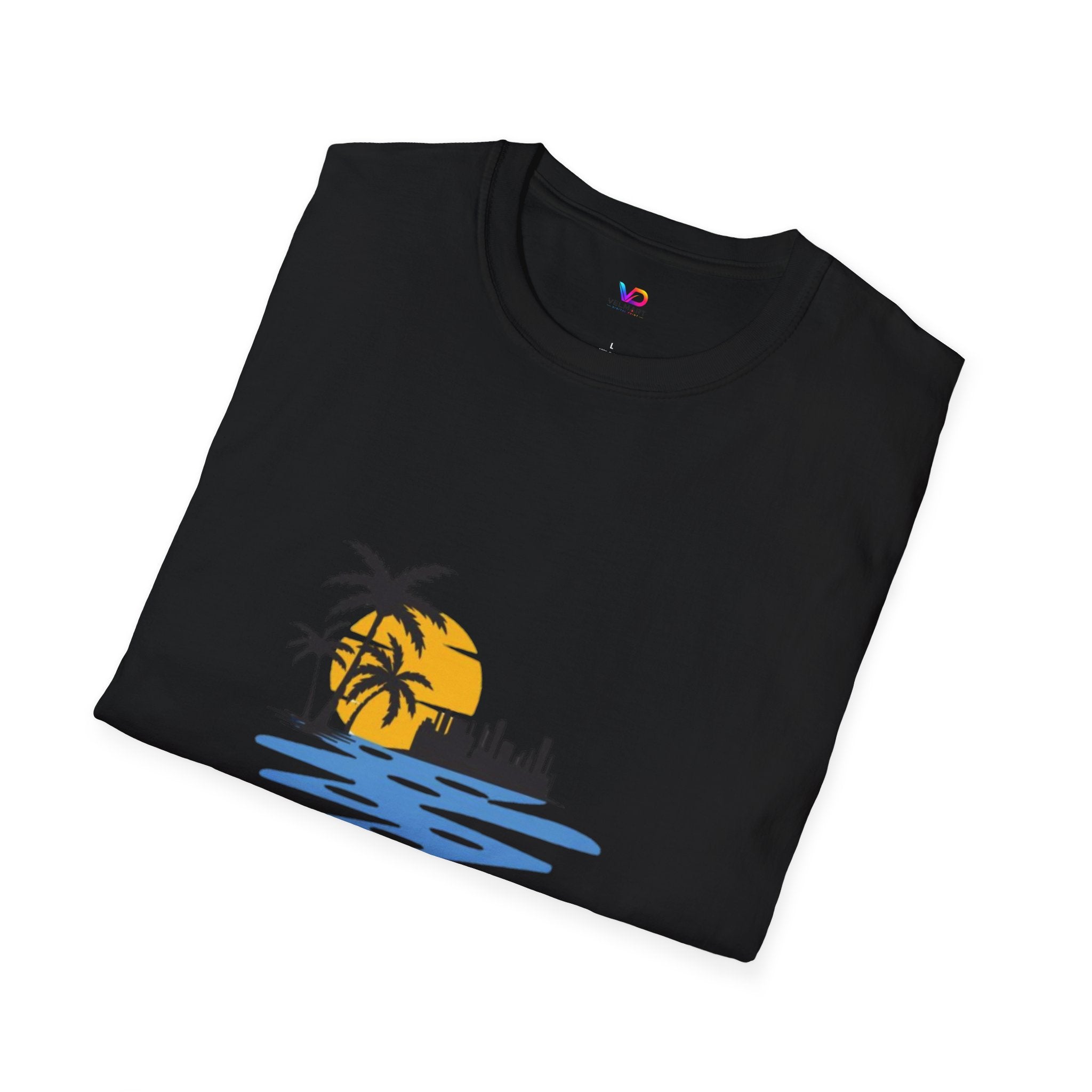 Sunset Beach T-Shirt — "Life Is Better" Palm Tree Graphic