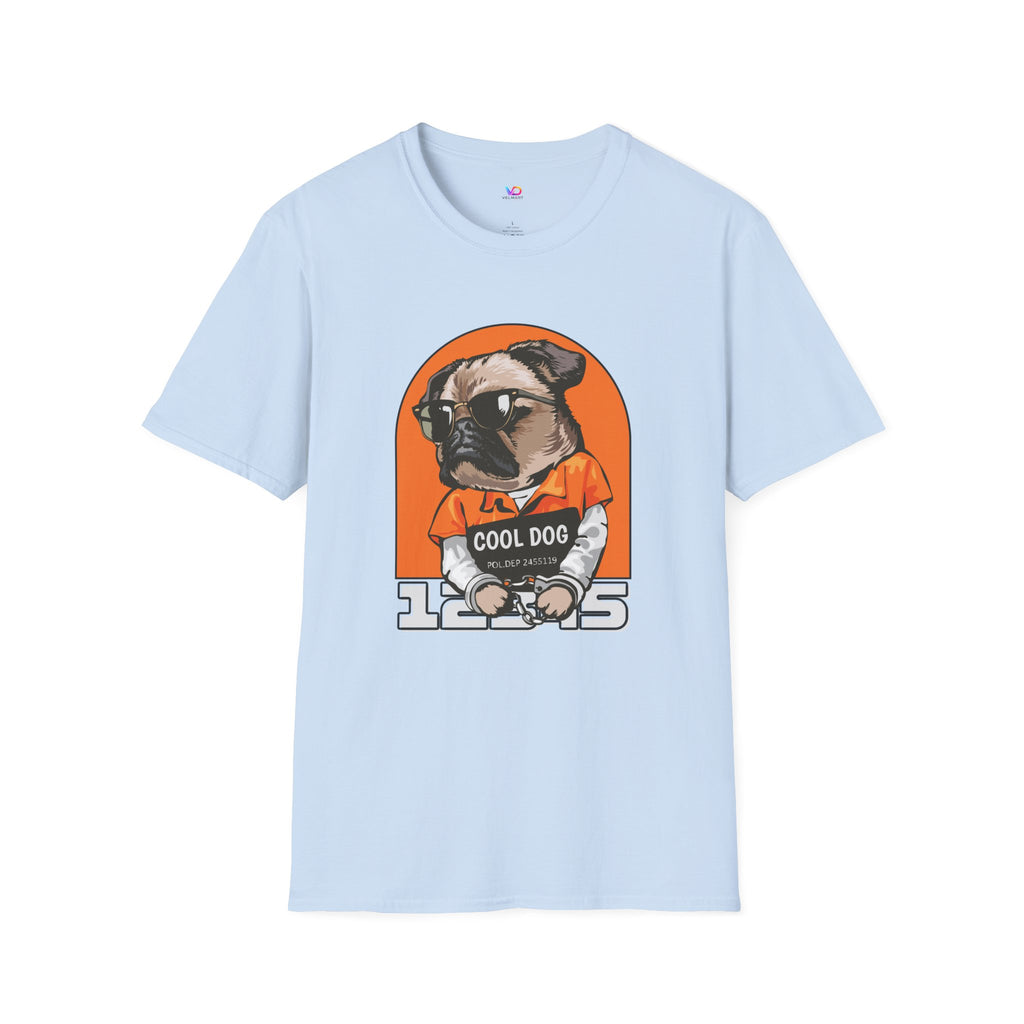 Cool Dog Tee — Retro Pug Graphic T‑Shirt