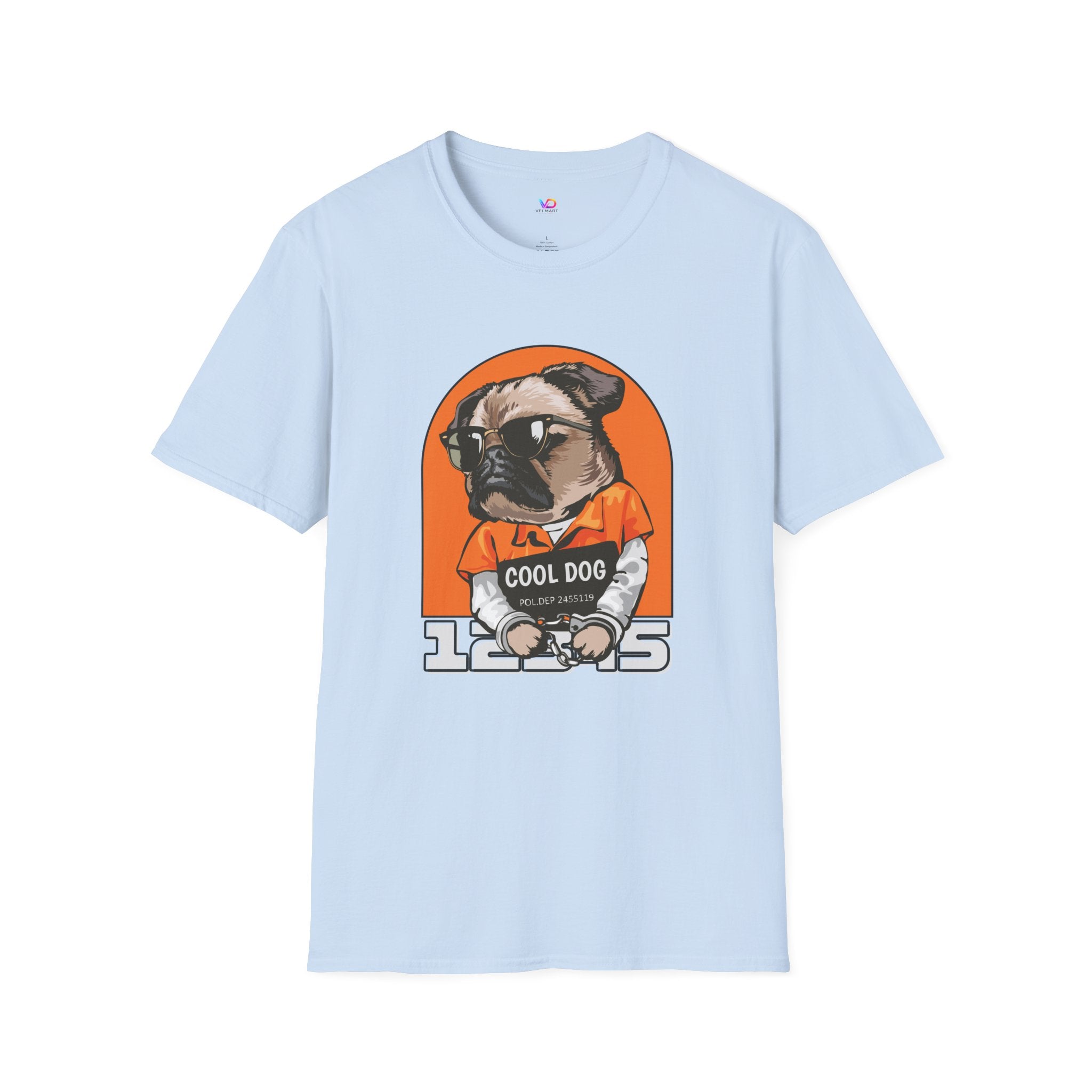 Cool Dog Tee — Retro Pug Graphic T‑Shirt