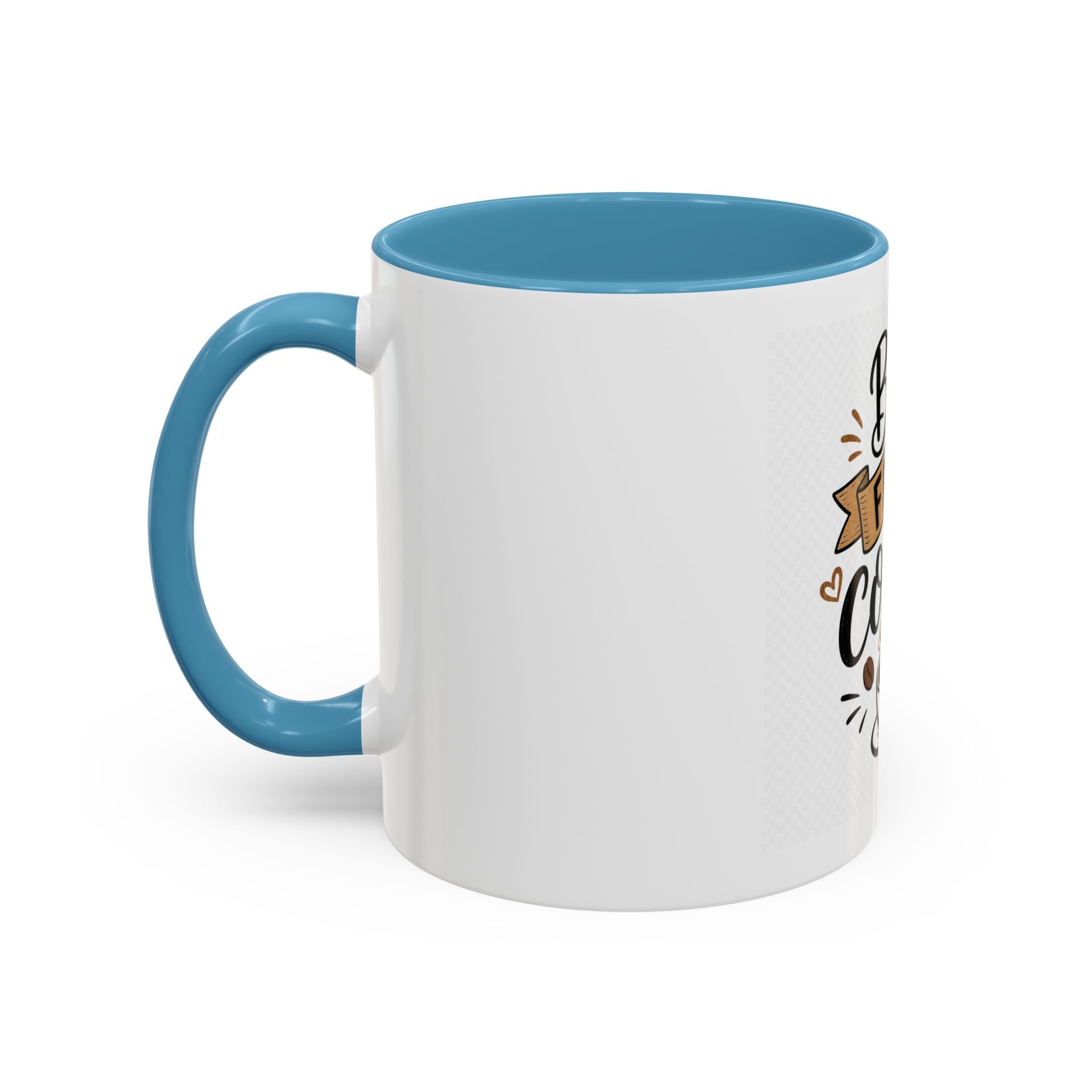But First Coffee Accent Mug — 11/15oz Ceramic Coffee Cup