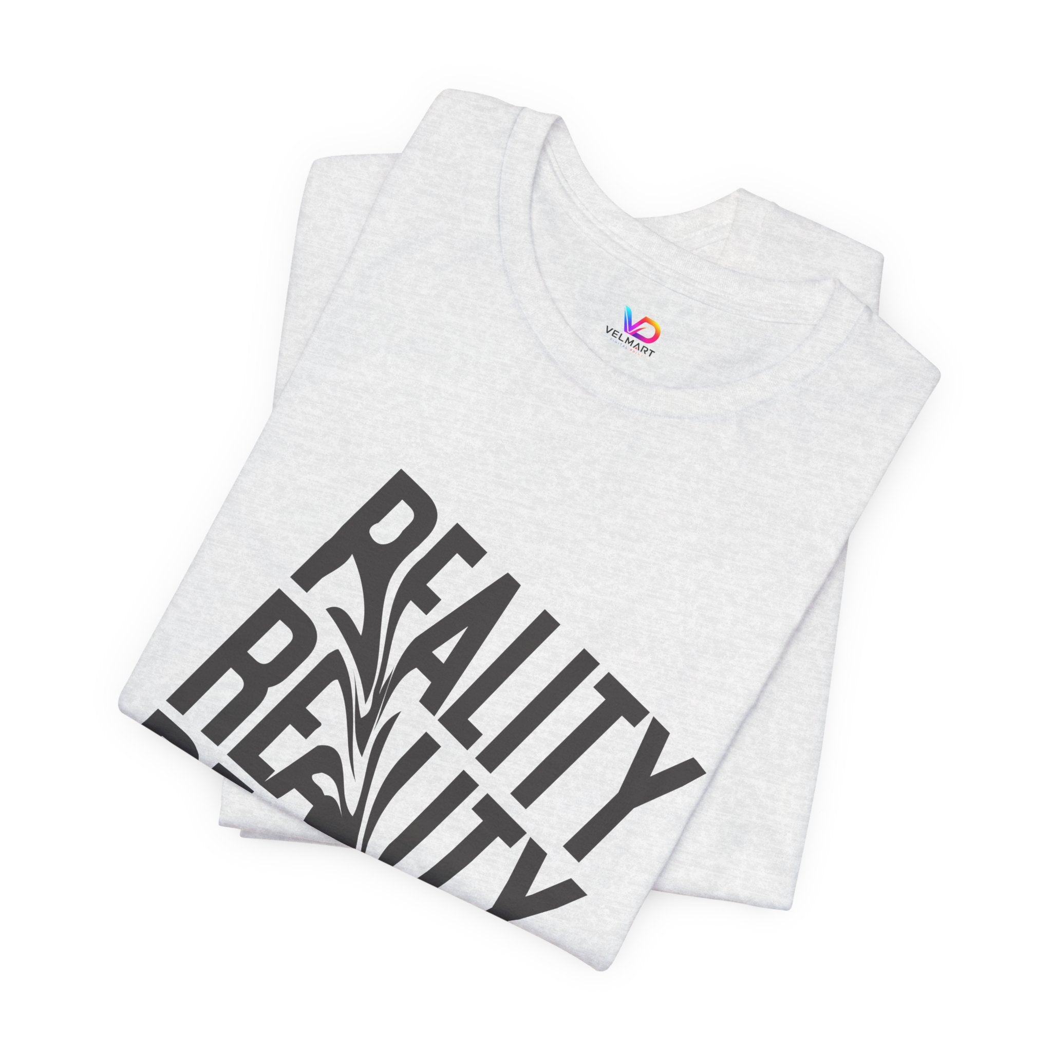 Reality Repeat Tee — Graphic Typography T-Shirt