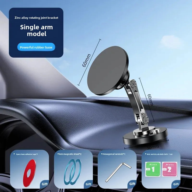 Car Bracket base 17mm ball head base 360-degree rotating adhesive type with different Chuck mobile phone holder