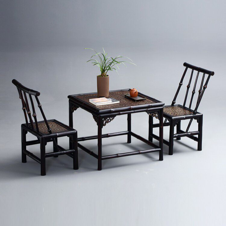 Backrest tea chair small stool